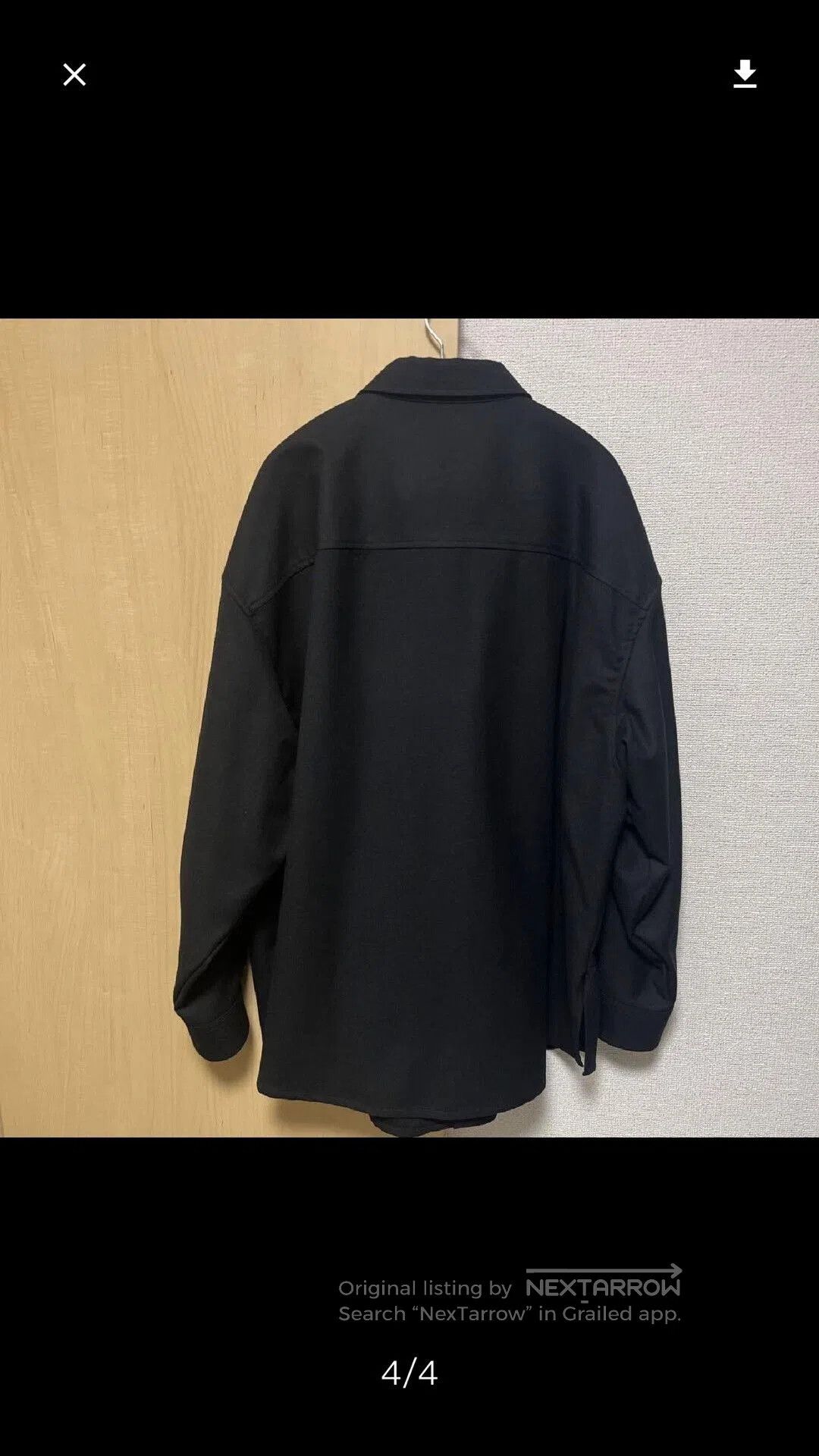 Japanese Brand Cootie Black CPO Shirt Jacket. Size US M / EU 48-50 / 2 - 7 Thumbnail