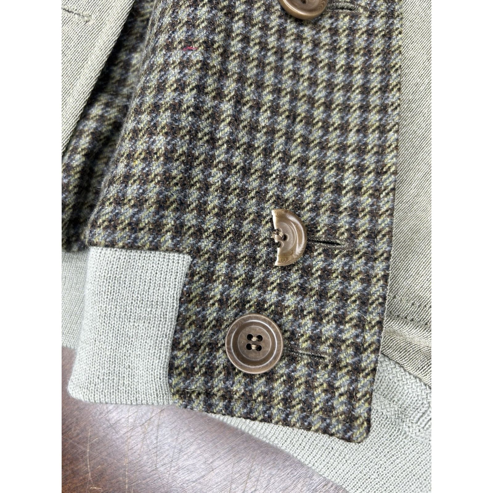 Sulka VTG Sulka Italy Houndstooth Wool Cashmere Reversible Jacket Size US L / EU 52-54 / 3 - 21 Thumbnail