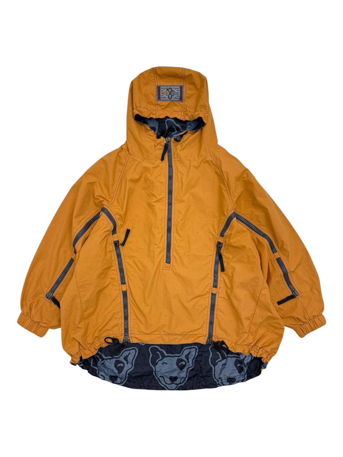 Dogtown 🔥RARE🔥 Vintage 90s DOG & DOG Surfwear Multizip Baggy Jacket Size US XL / EU 56 / 4 - 1 Thumbnail