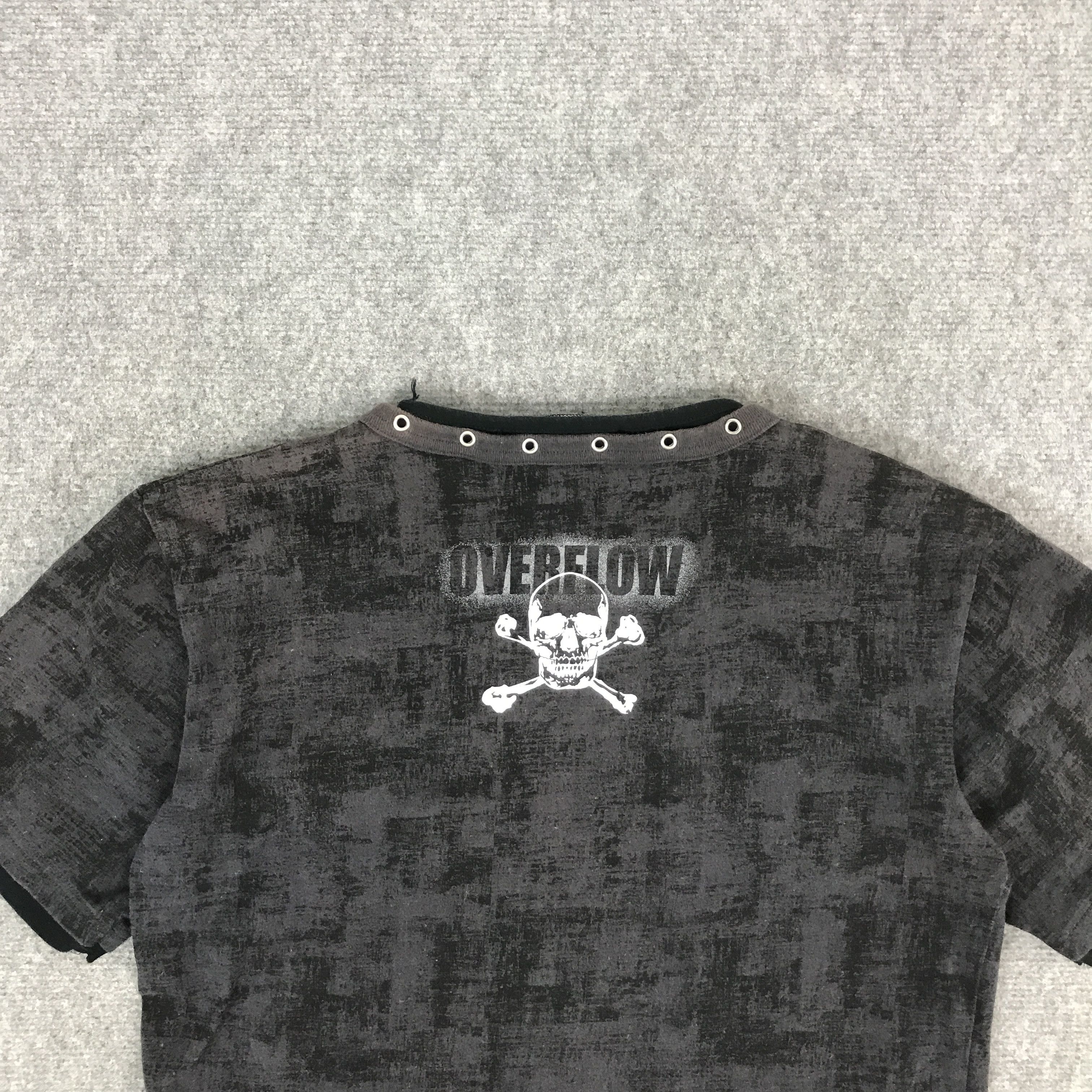 If Six Was Nine × Japanese Brand × KMRii BEAUMERE JAPAN BRAND OVERFLOW DESIGN SKULLTSHIRTS Size US L / EU 52-54 / 3 - 4 Thumbnail