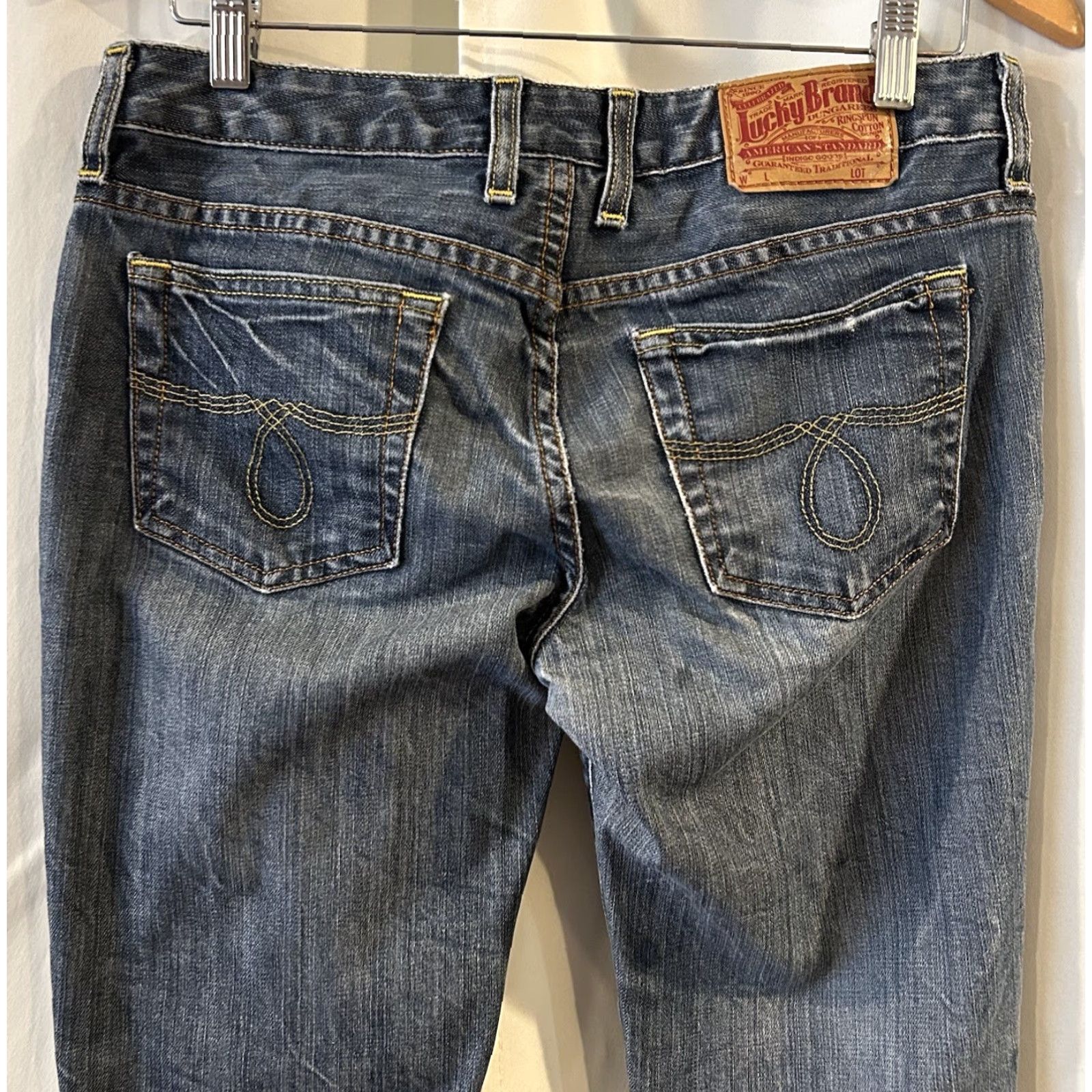 Lucky Brand Lucky Brand Gene Montesano Classic Rider Jeans Blue 8 Regular 31x28 Women Bootcut 5-Pocket USA Bohemian Denim Size 30" / US 8 / IT 44 - 4 Thumbnail