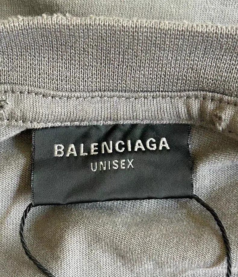 Balenciaga Balenciaga 25 Human Being Gray Tee. Size US XS / EU 42 / 0 - 3 Thumbnail