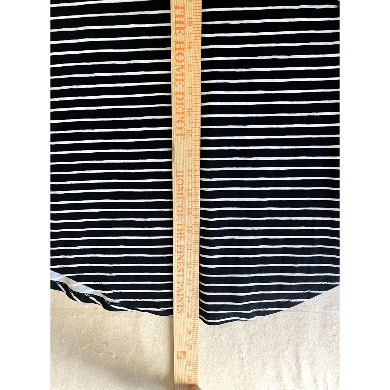 Vintage A New Day Tank Women L Black White Striped Tank Top NWT Size L / US 10 / IT 46 - 4 Thumbnail