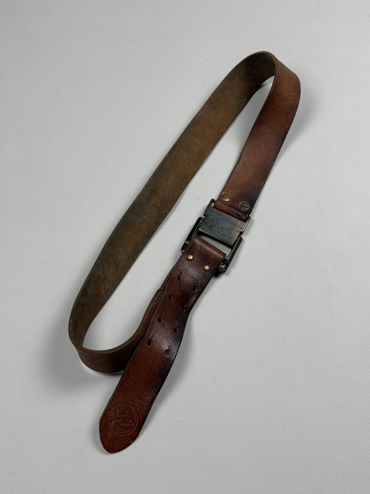 Allsaints Allsaints Vintage Avant-Garde Leather Belt Size ONE SIZE - 7 Thumbnail