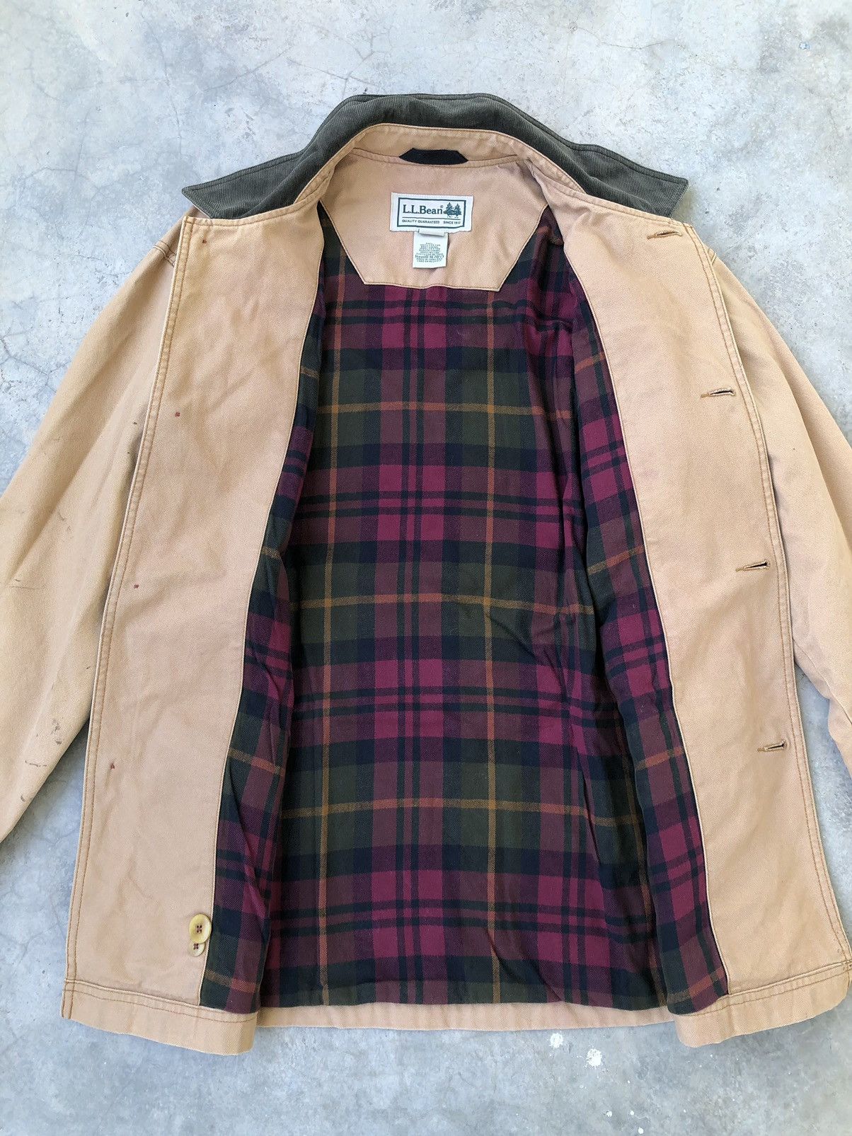 L.L. Bean LL Bean Vintage Barn Chore Lined Hunting Coat Jacket Size US M / EU 48-50 / 2 - 11 Thumbnail