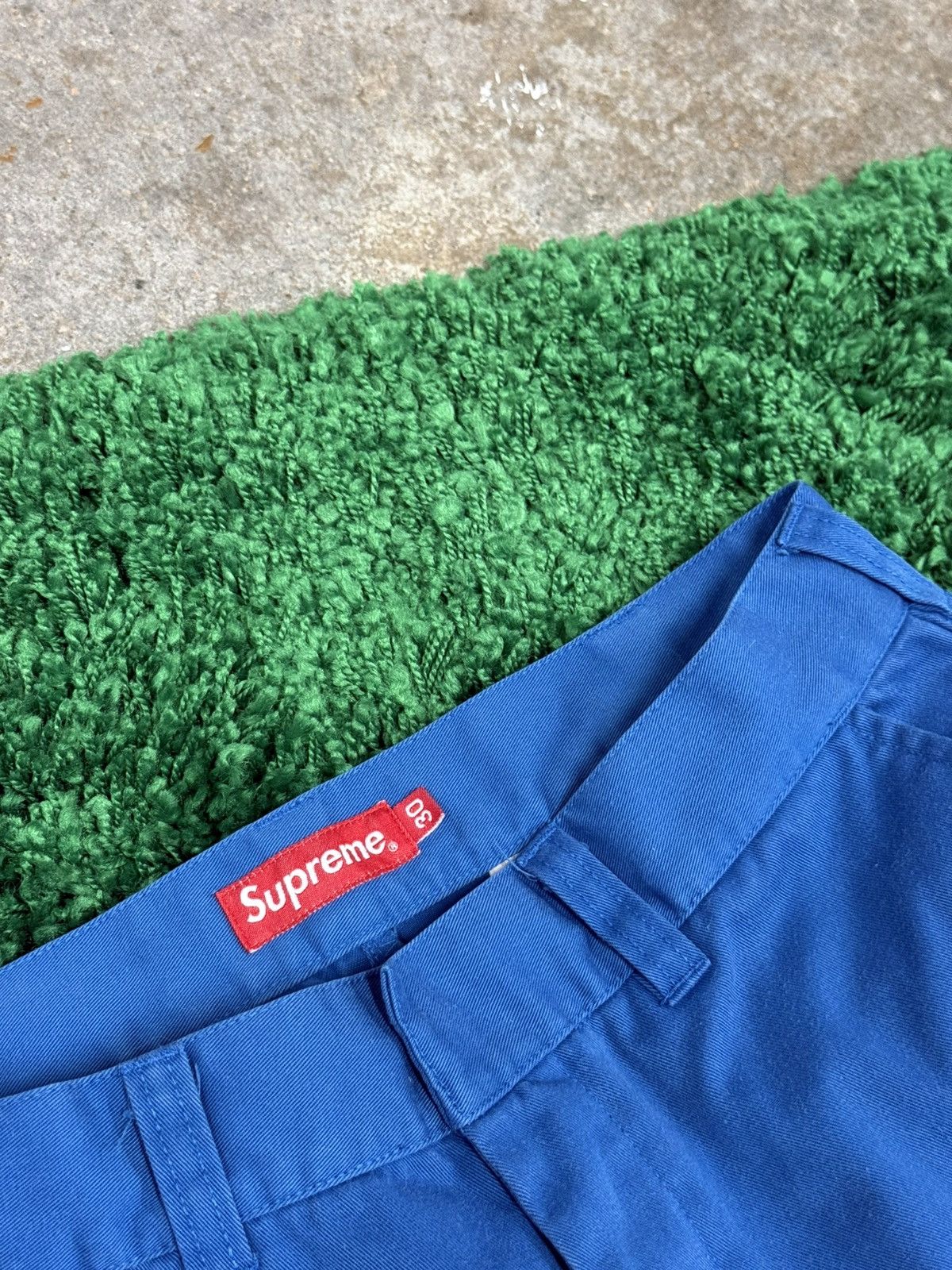 Supreme Royal Blue Work Chino Pants Sz. 30 SS19 874