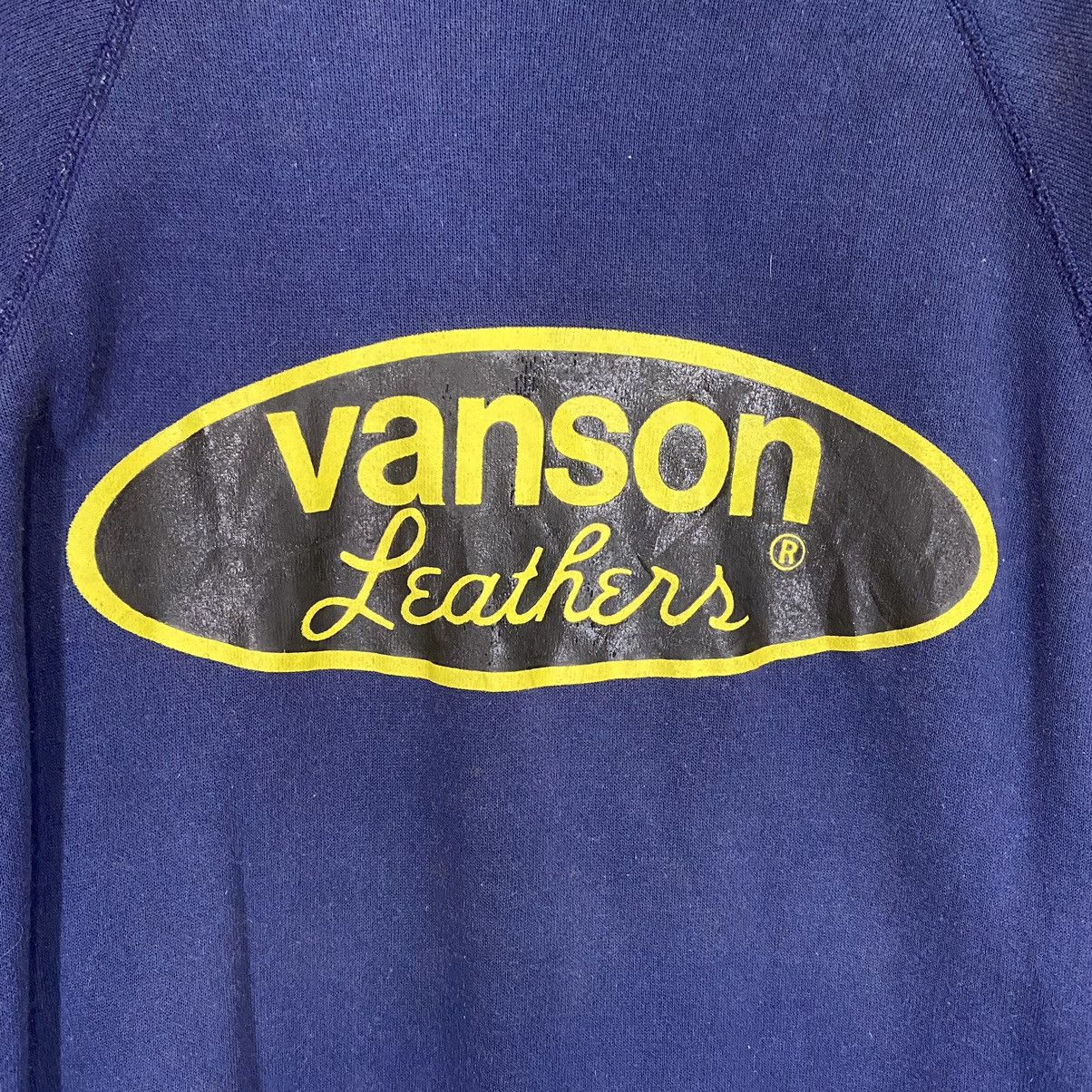 Vanson Leathers Vintage 80s Vanson Leather Crewneck Sweatshirt Size US M / EU 48-50 / 2 - 5 Thumbnail