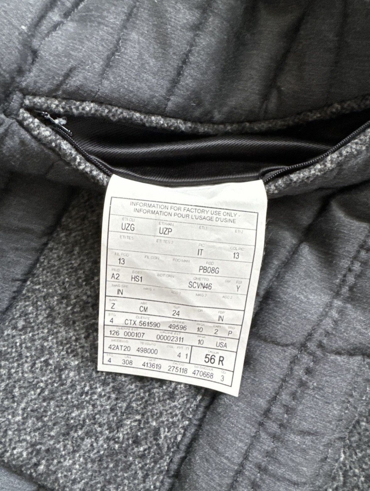 Ermenegildo Zegna Zegna Wool Grey Overcoat Size US XL / EU 56 / 4 - 6 Thumbnail