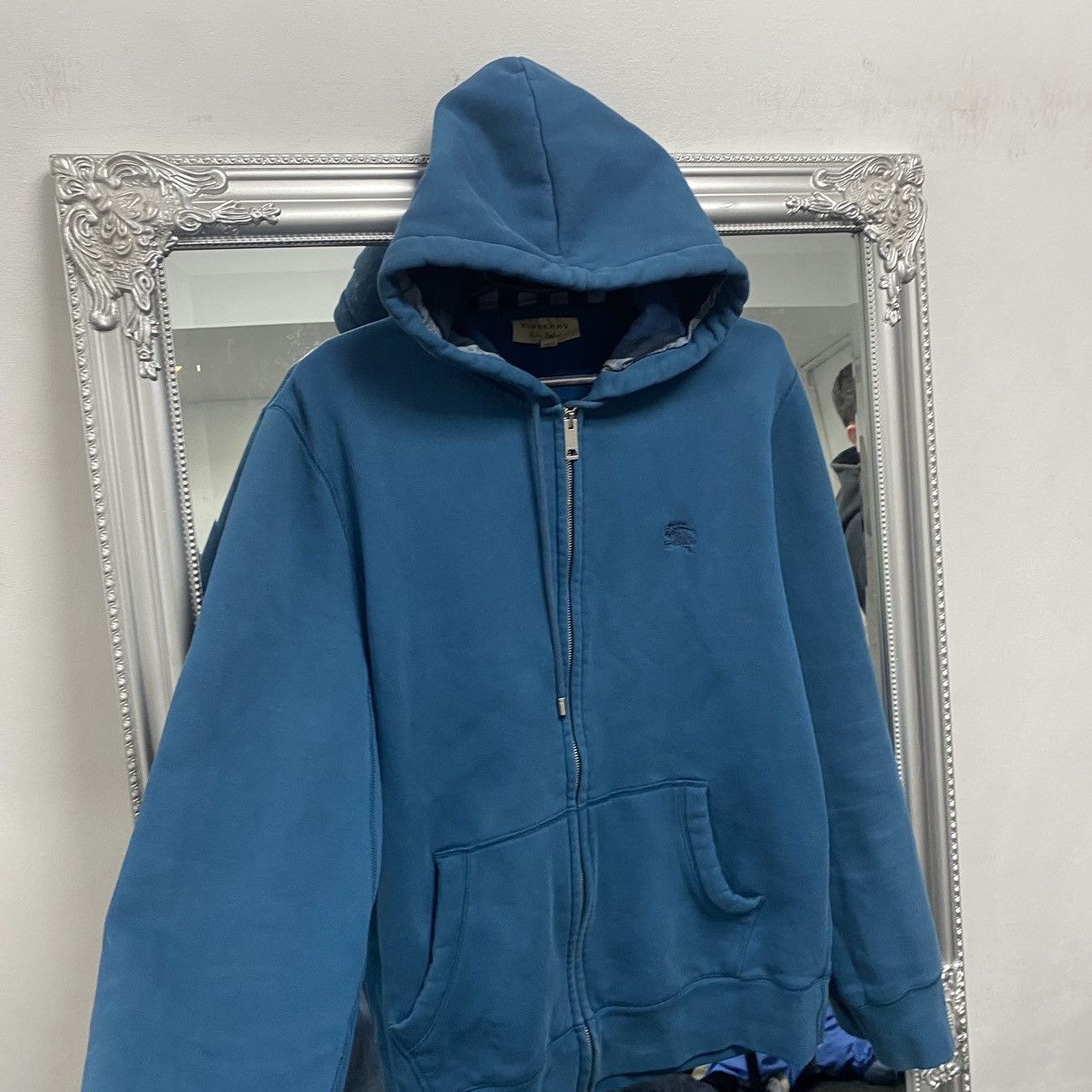 Burberry Burberry Zip Hoodie Vintage Size US L / EU 52-54 / 3 - 4 Thumbnail