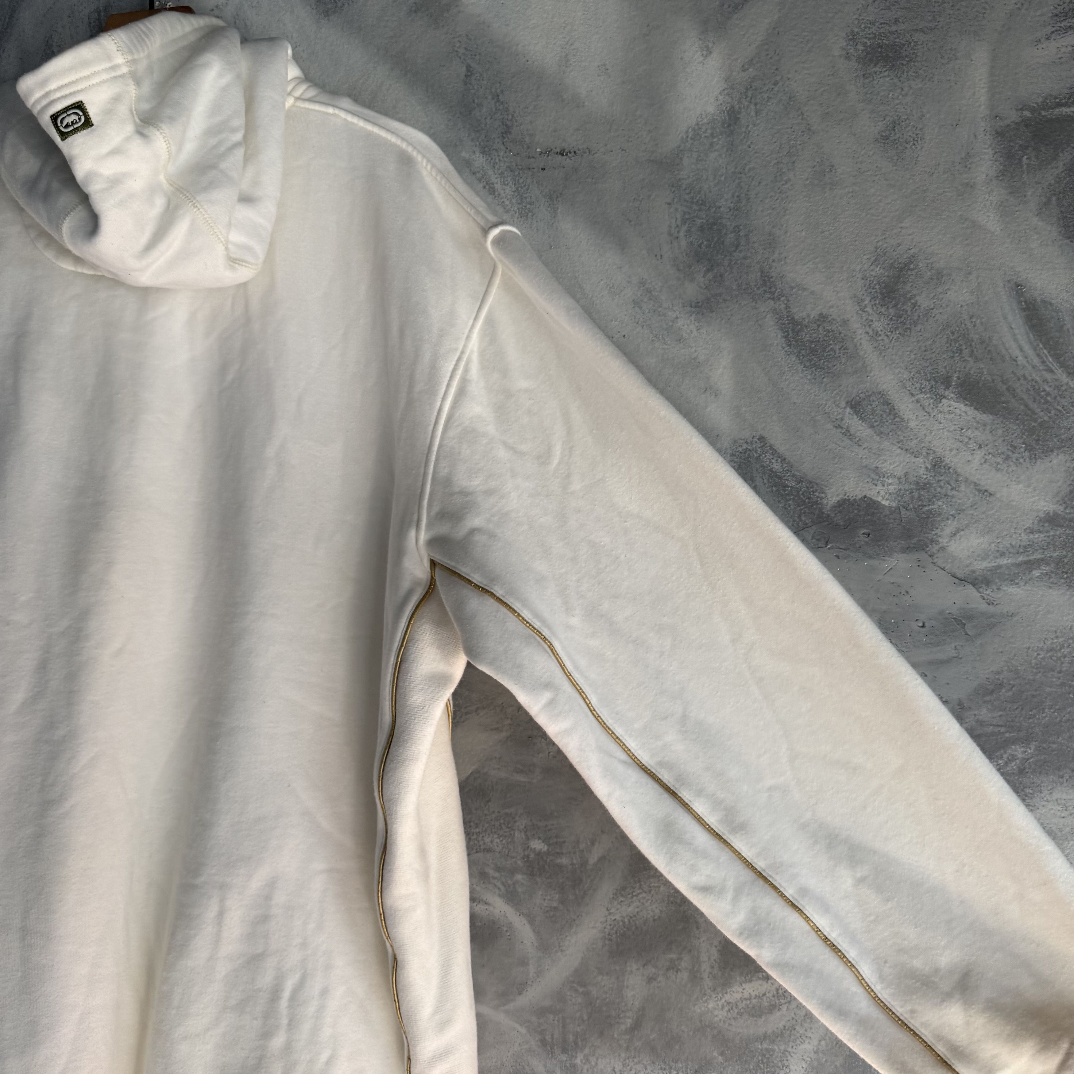 Ecko Unltd. Vintage Ecko Unltd Hoodie Mens 2XL White Gold Sweatshirt Size US XL / EU 56 / 4 - 8 Thumbnail