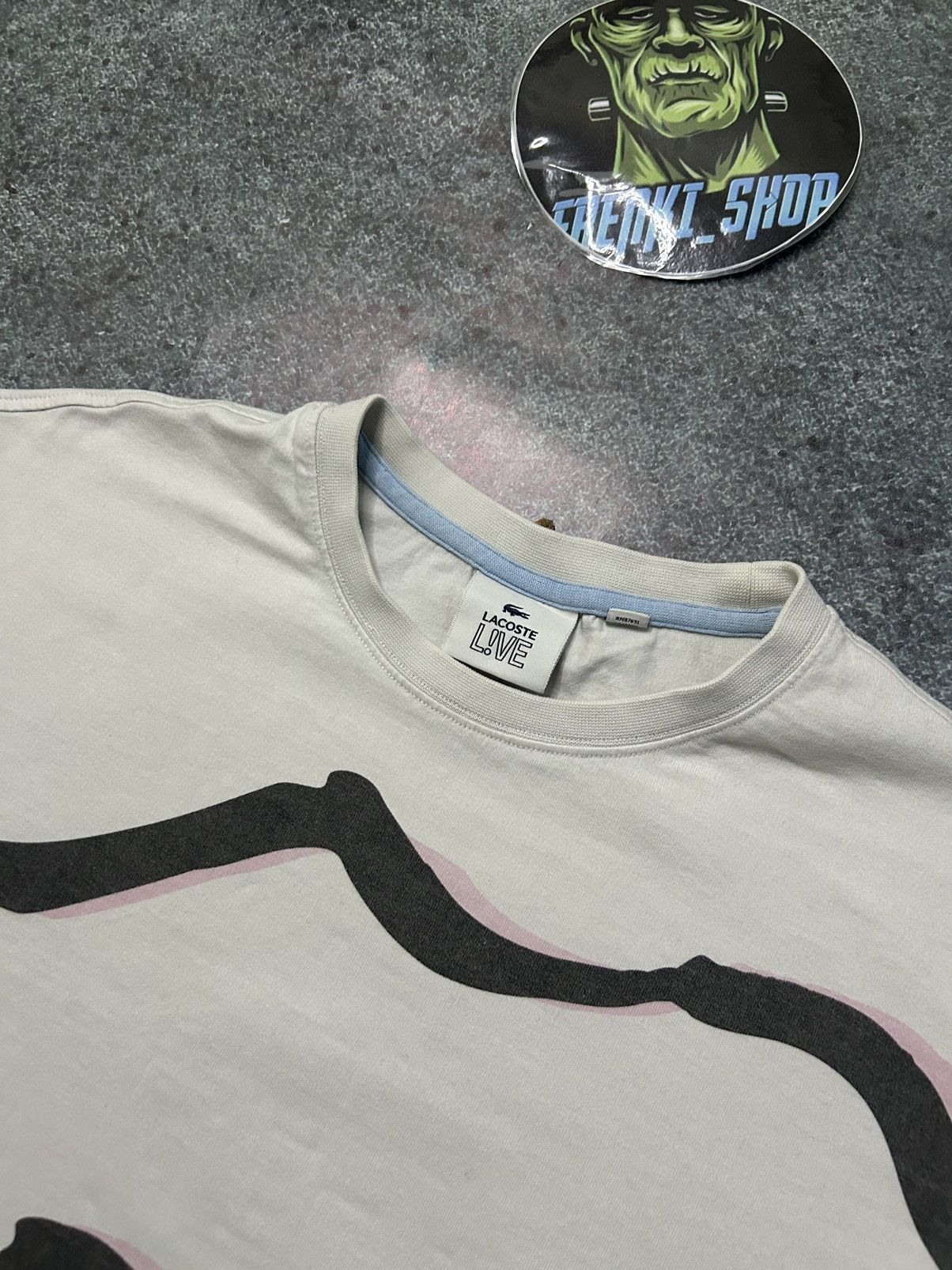 Lacoste T-SHIRT RARE LAKOSTE LIVE Size US L / EU 52-54 / 3 - 5 Thumbnail