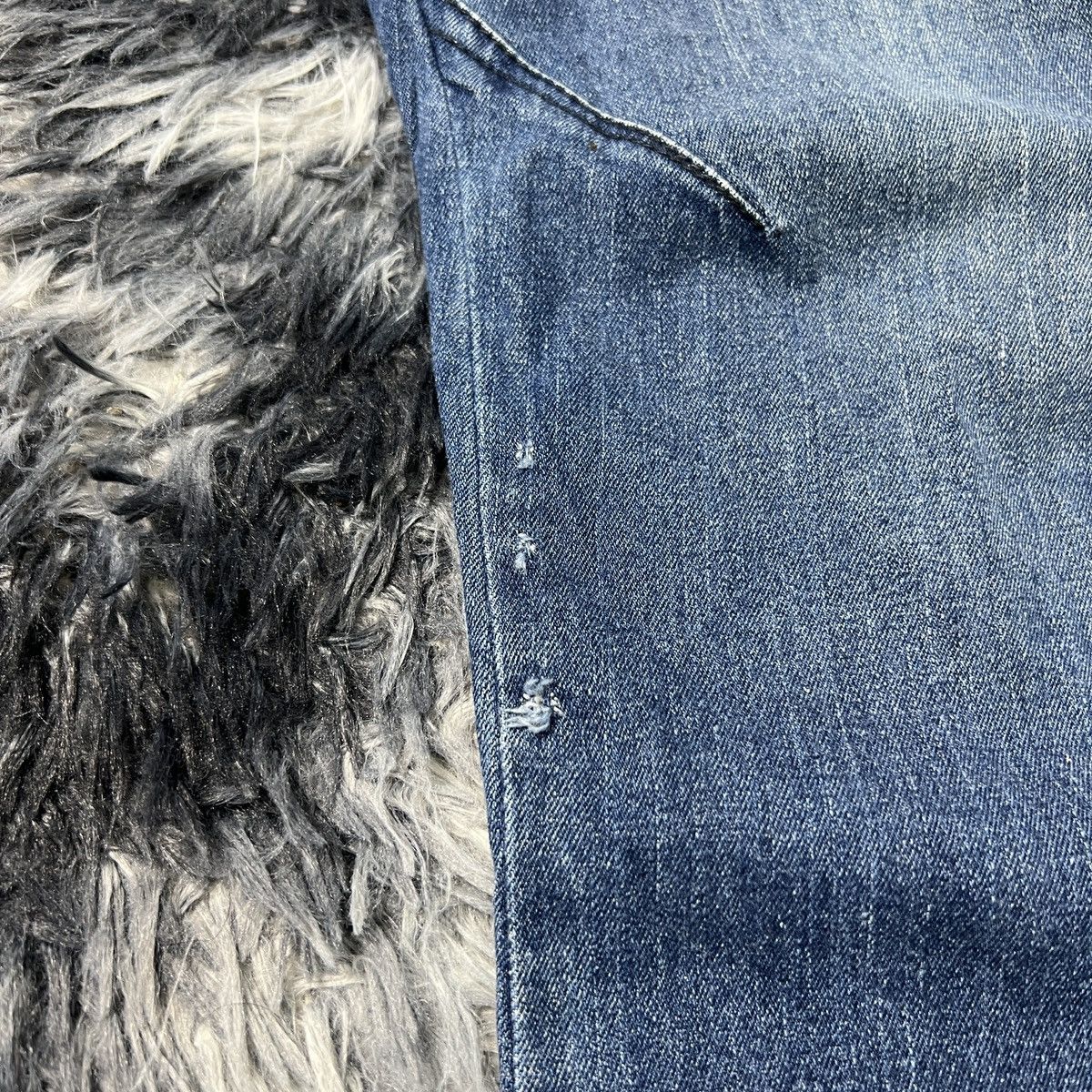 Japanese Brand IZ Frontier Denim Cargo Pants Size US 34 / EU 50 - 5 Thumbnail
