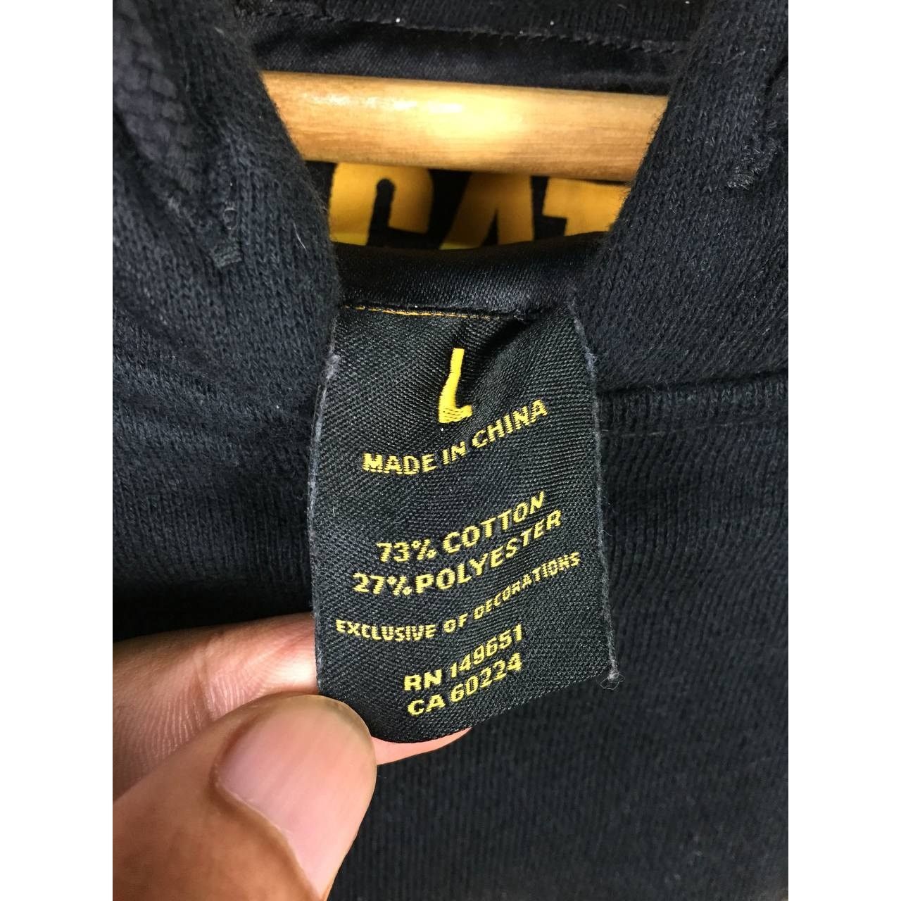 Caterpillar CAT Caterpillar Workwear Embroidered Logo Pullover Hoodie Size US L / EU 52-54 / 3 - 21 Thumbnail