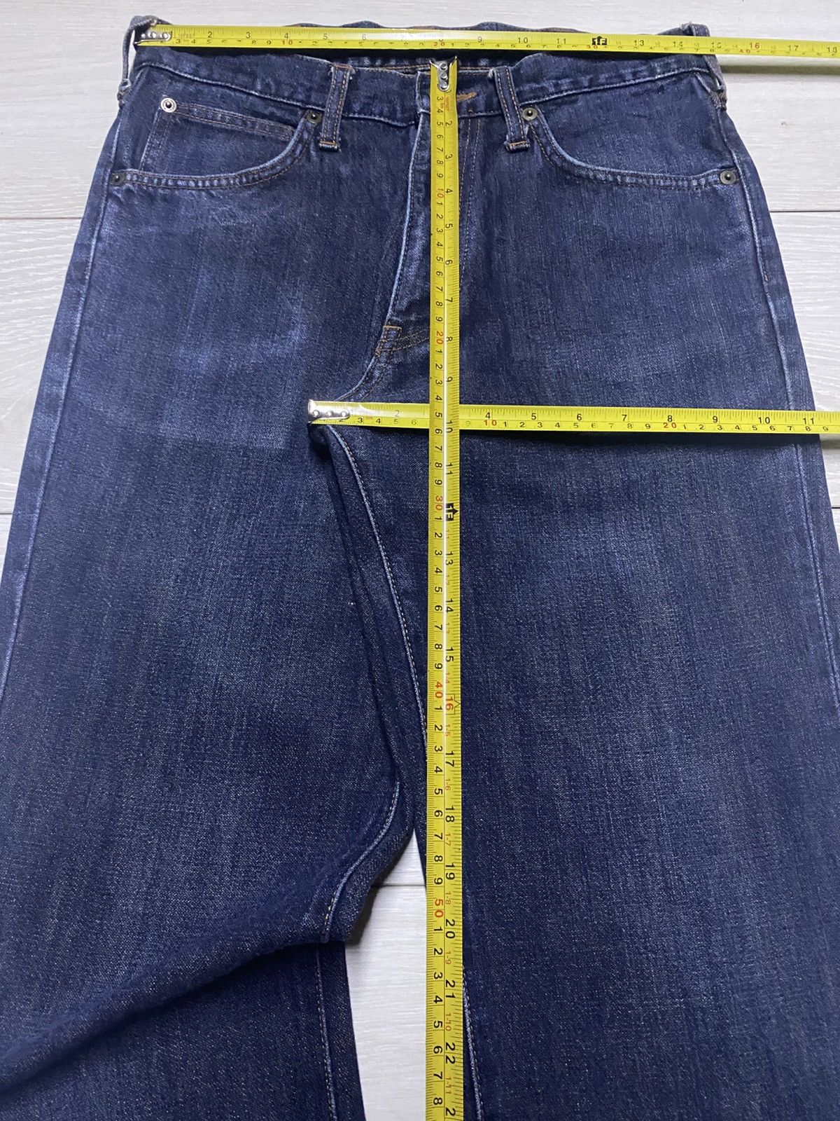 Gant × Wrangler Vintage Wrangler Sanforized Blue Wash Slim Jeans Size US 29 - 11 Thumbnail