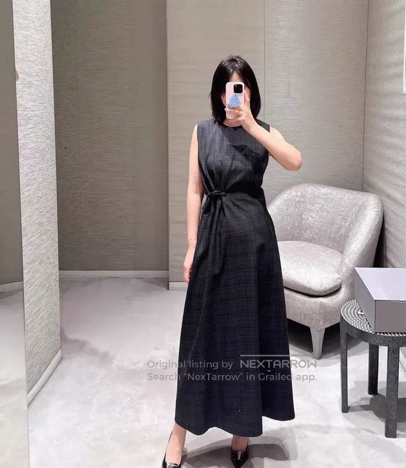 Dior Dior Black plaid long skirt Size XS / US 0-2 / IT 36-38 - 7 Thumbnail