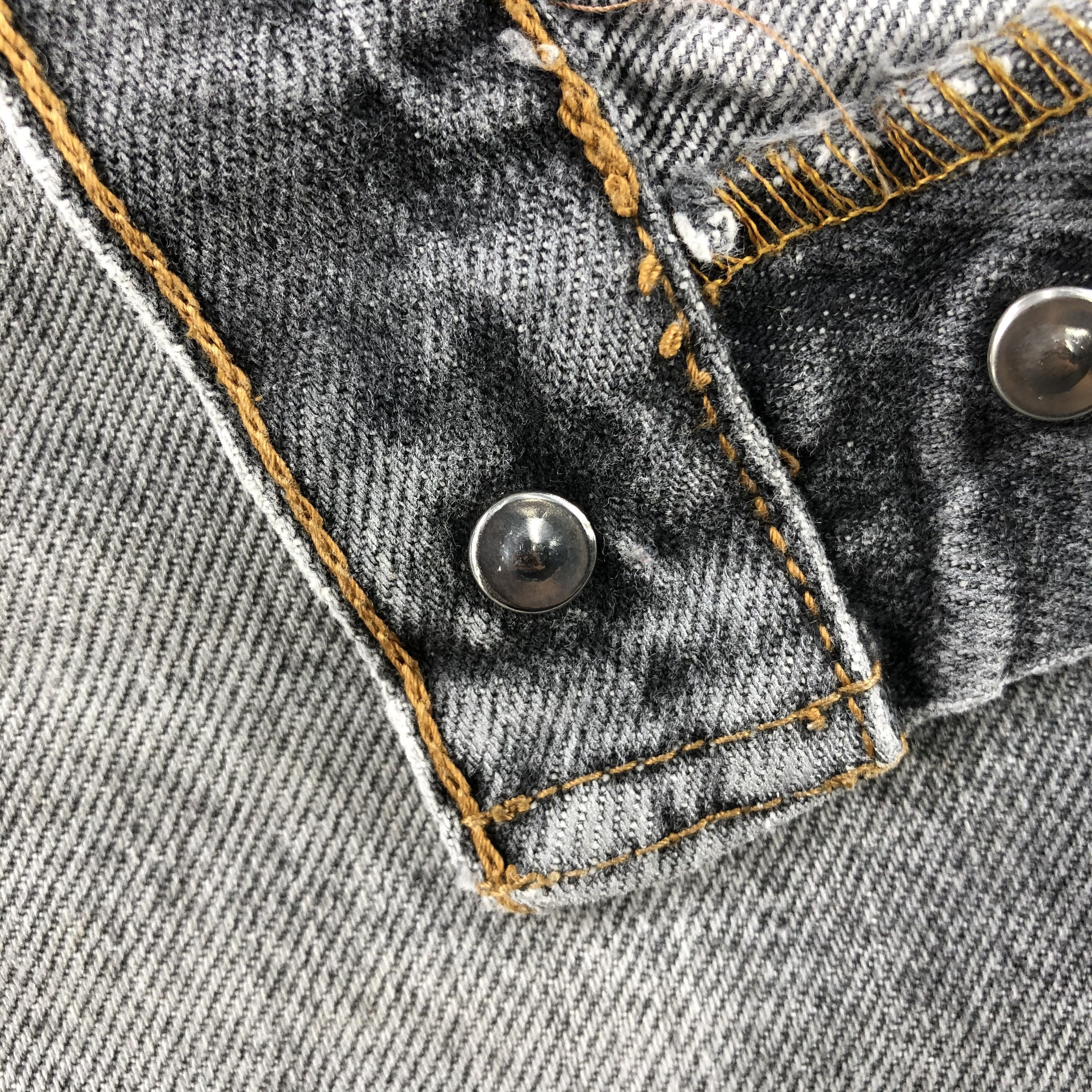 Levi's Vintage 90s Ripped Levis 501 Earth Tone Jeans-J1600 Size US 36 / EU 52 - 14 Thumbnail