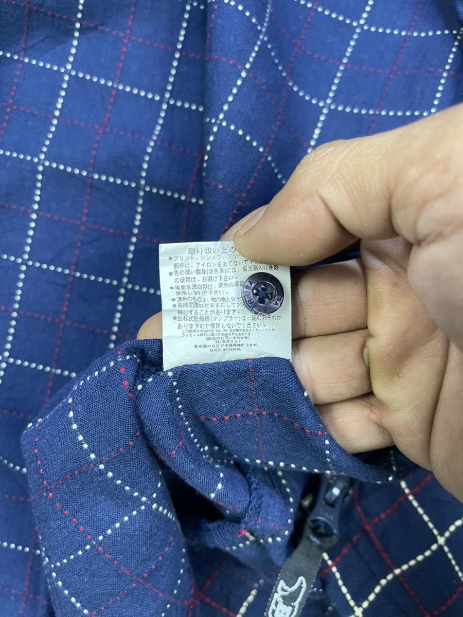 Golden Bear Golden Bear Chain-Detail Double Pocket Checked Zip-Up Shirt Size US L / EU 52-54 / 3 - 14 Thumbnail