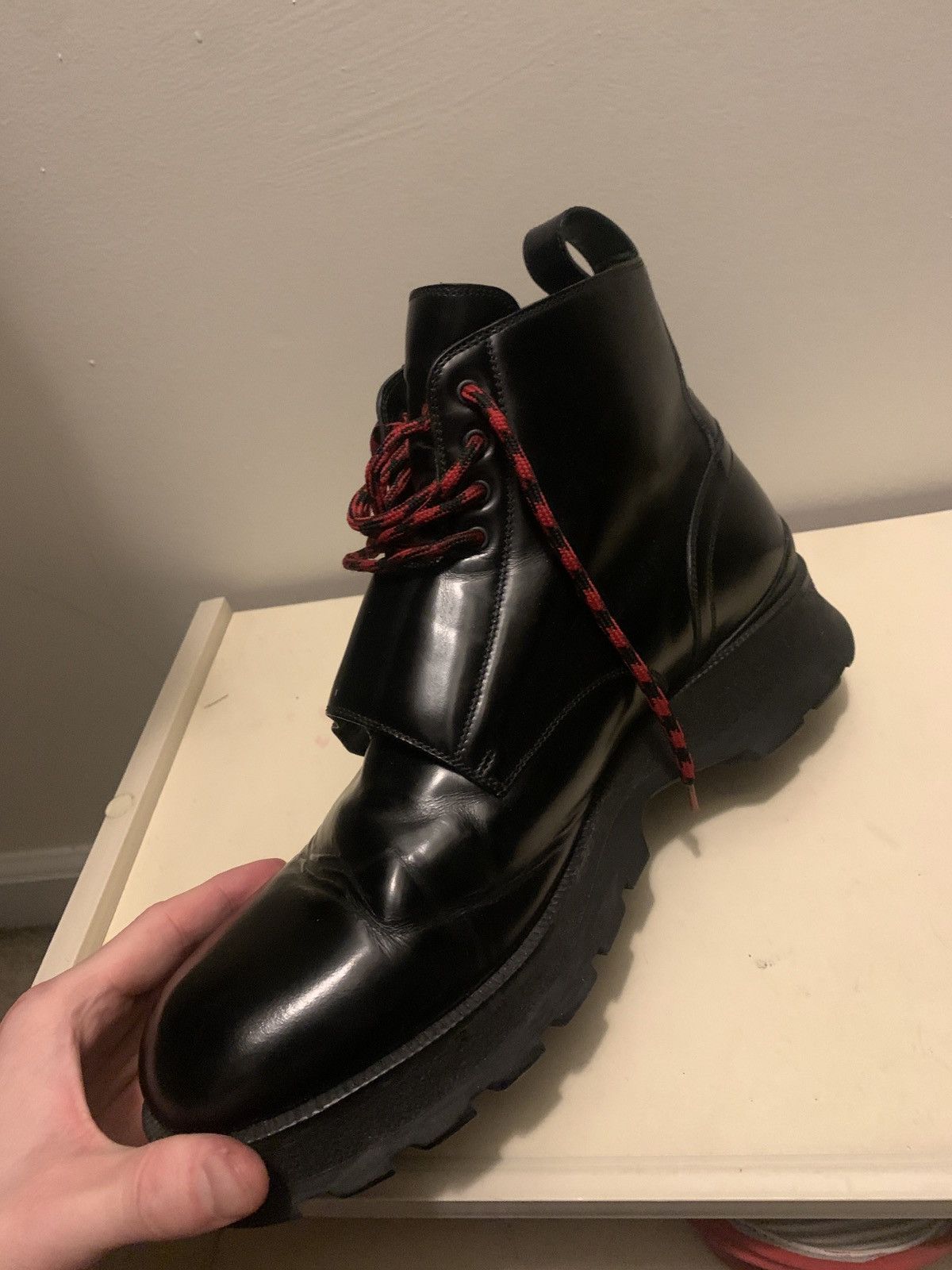 Christian Dior Monsieur Christian Dior high top leather boots Size US 9.5 / EU 42-43 - 4 Thumbnail