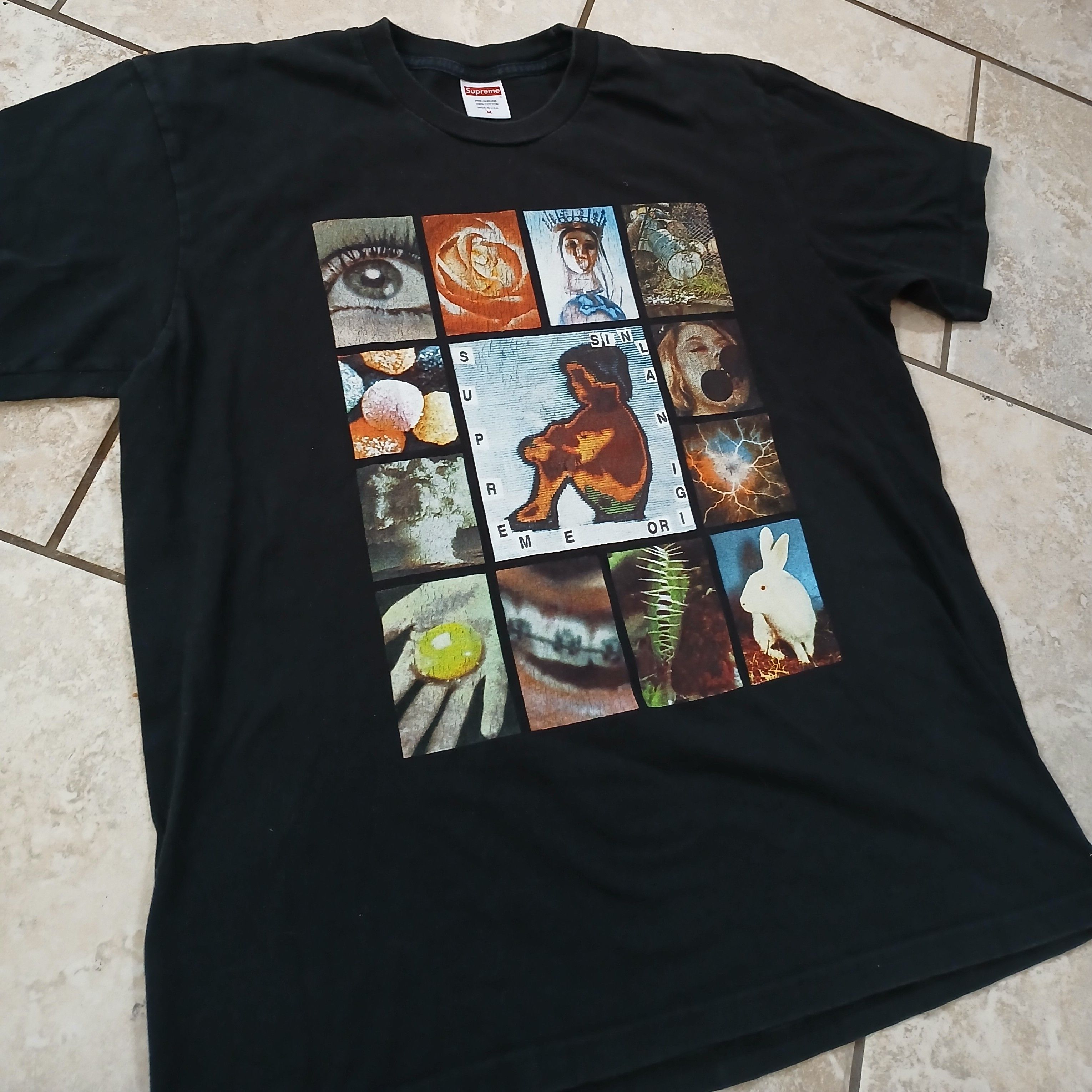 Supreme M - Supreme Original Sin Tee Black SS19 Size US M / EU 48-50 / 2 - 2 Thumbnail