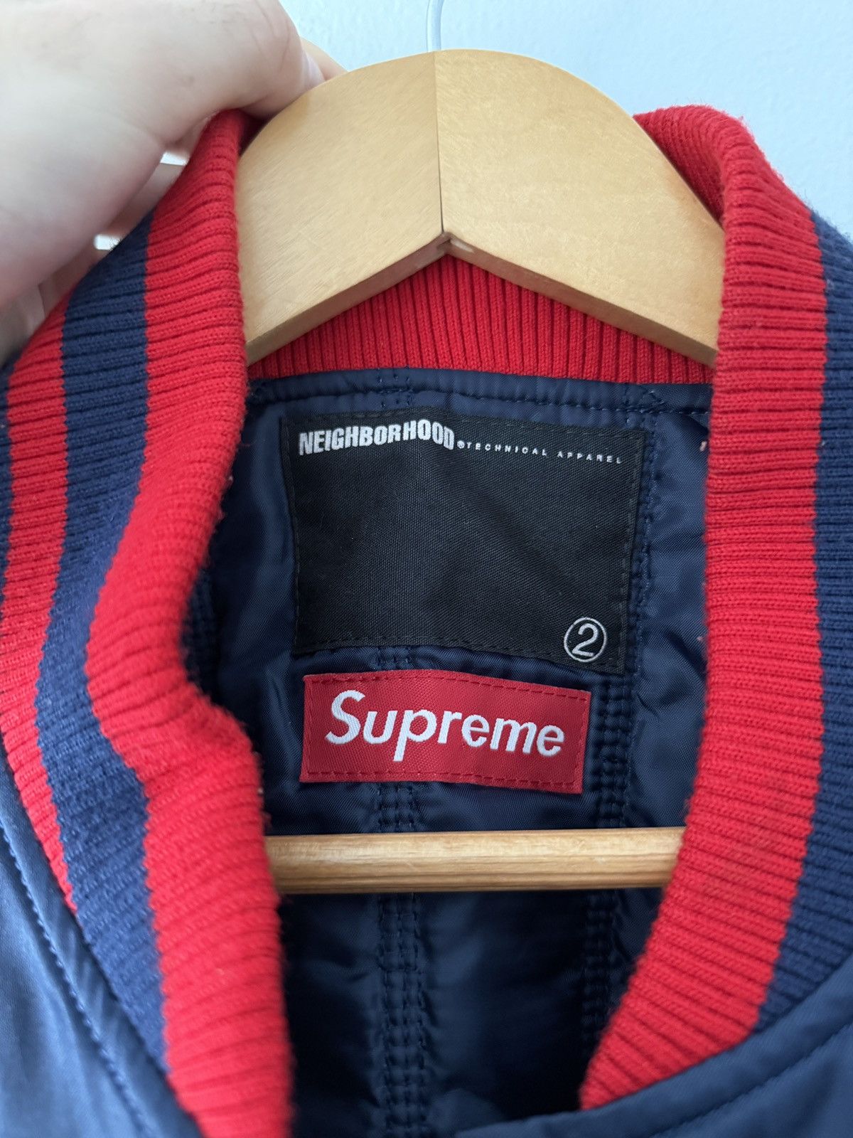 Neighborhood × Supreme Supreme x Neighborhood Satin Baseball Jacket Medium Size US M / EU 48-50 / 2 - 9 Thumbnail