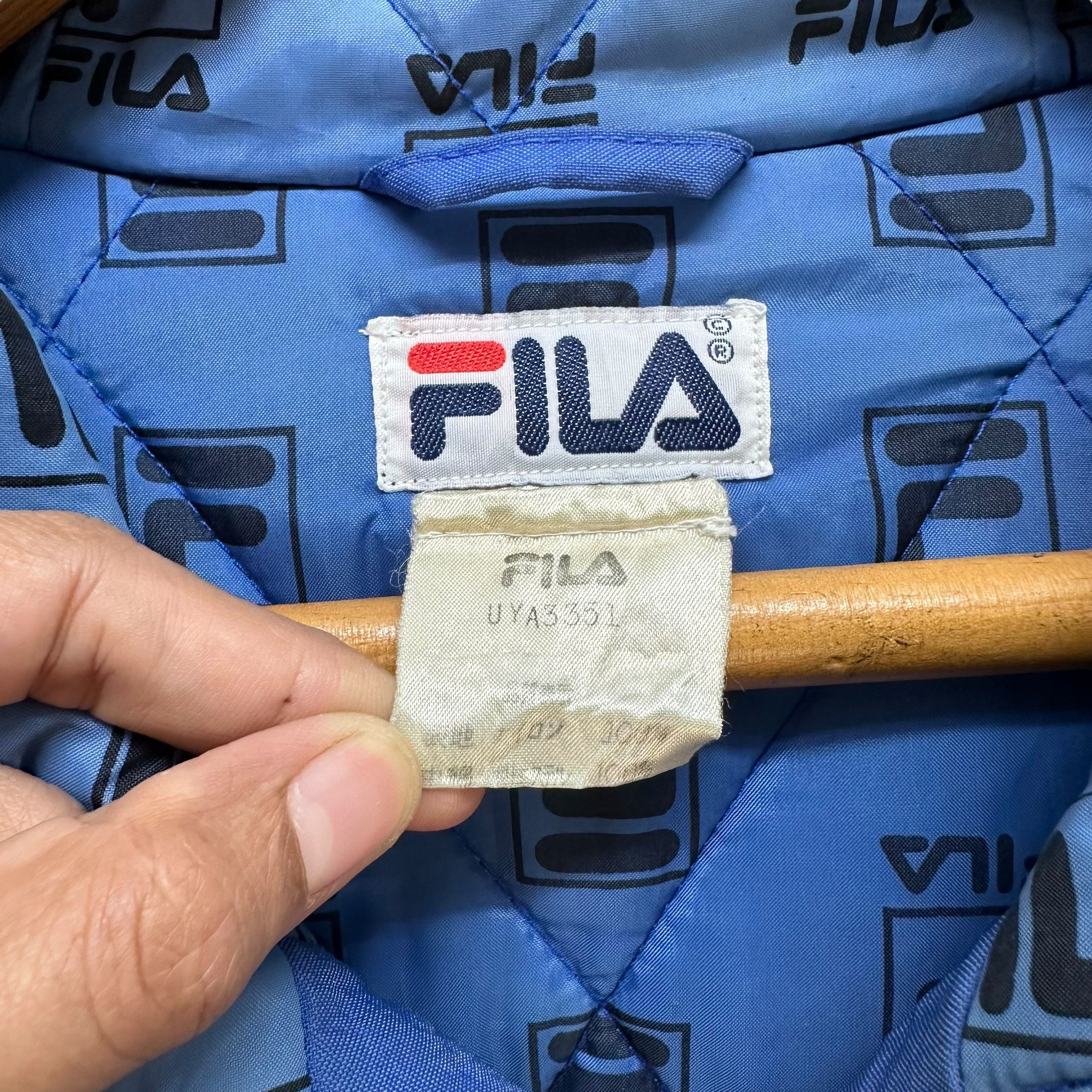 Fila FILA Big Logo Anorak Jacket Pullover Hoodie Jacket #A47-1092 Size US XL / EU 56 / 4 - 9 Thumbnail