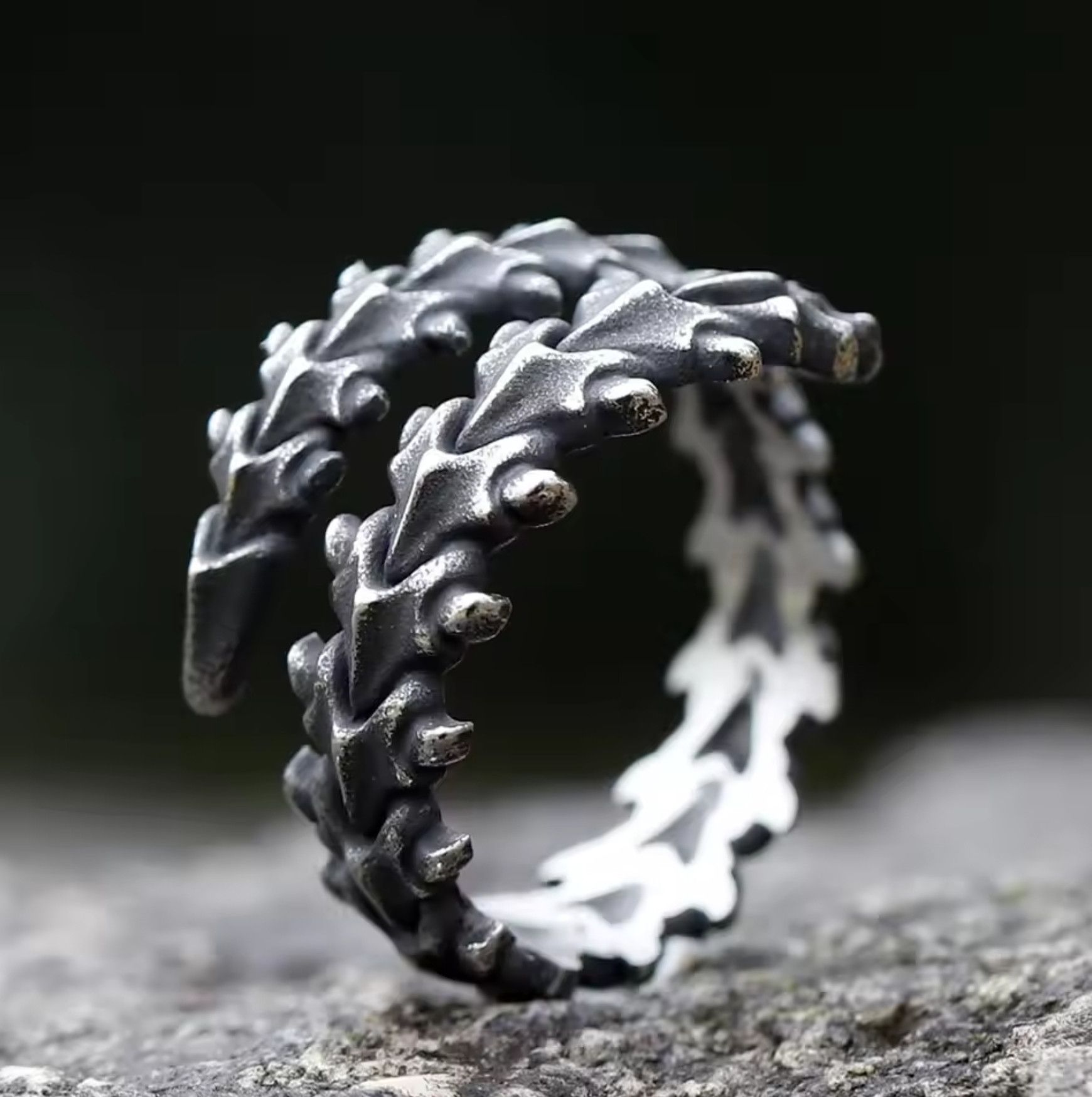 Balenciaga × Vintage Vintage Balenciaga Spiral Wrap Around Silver 