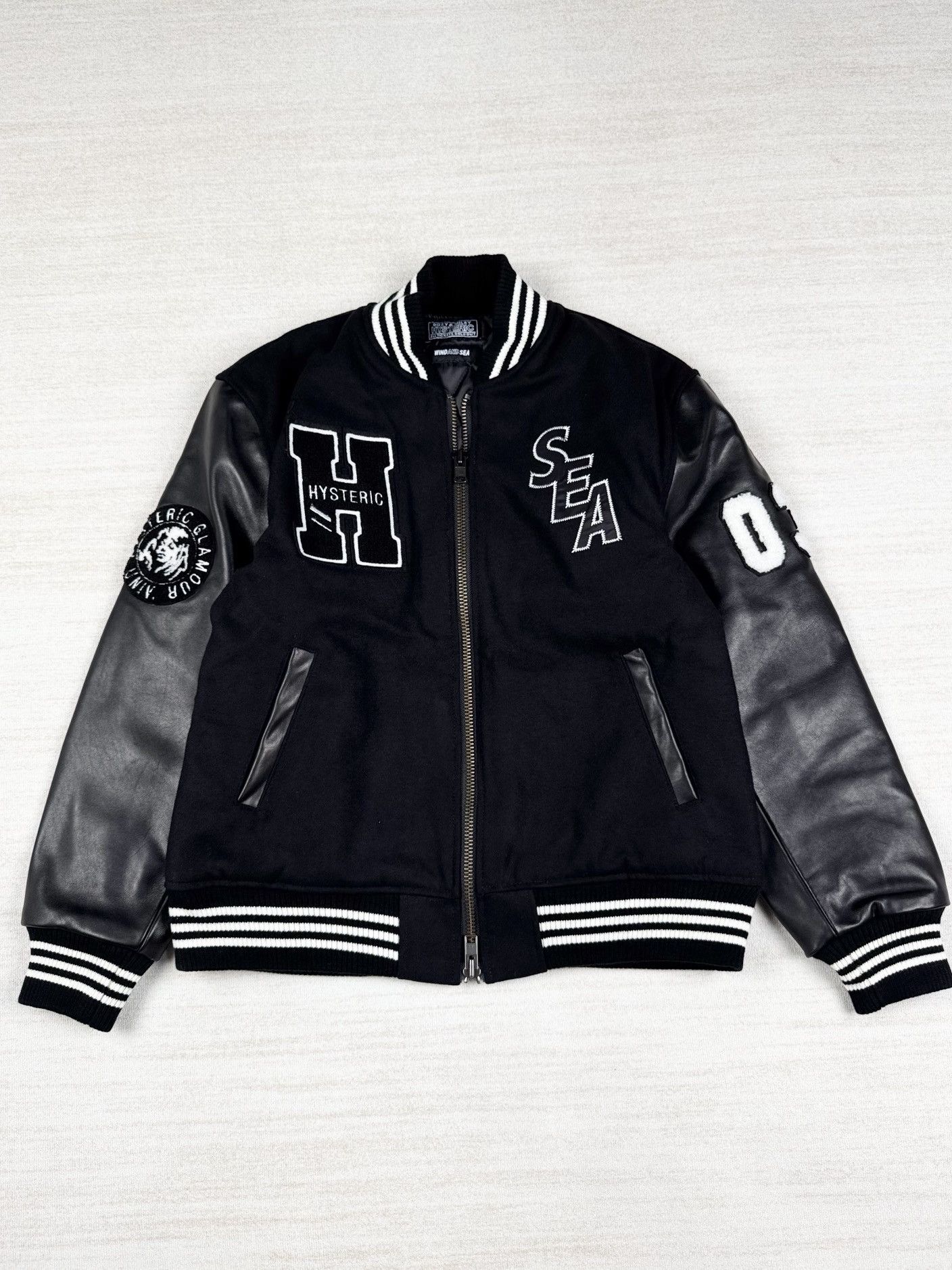 Hysteric Glamour wysteric glamour Wind and sea varisty jkt Size US L / EU 52-54 / 3 - 2 Thumbnail