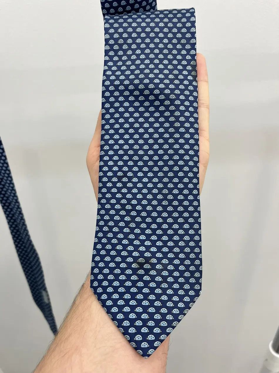 Hermes Hermes Ladybug Silk Tie Size ONE SIZE - 2 Thumbnail