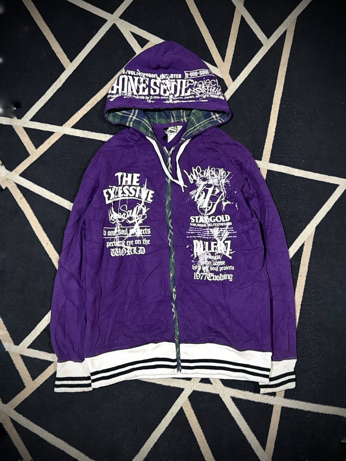 Hysteric Glamour Japanese Poem Bonesoul Hoodie 2000s Styled Size US M / EU 48-50 / 2 - 1 Thumbnail