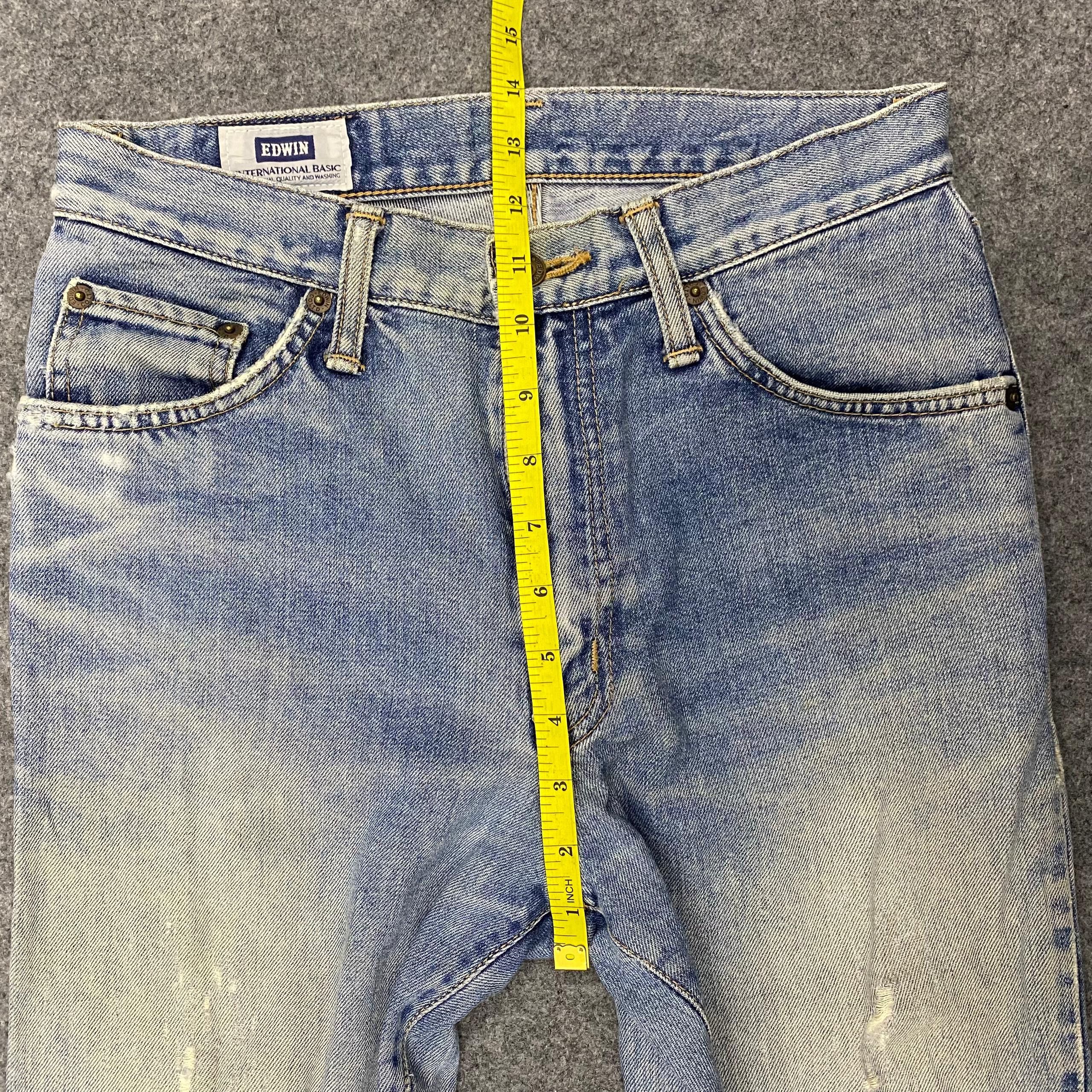 Edwin 💥Best Offer💥Vintage Edwin 502 Distressed Denim Size US 28 / EU 44 - 5 Thumbnail