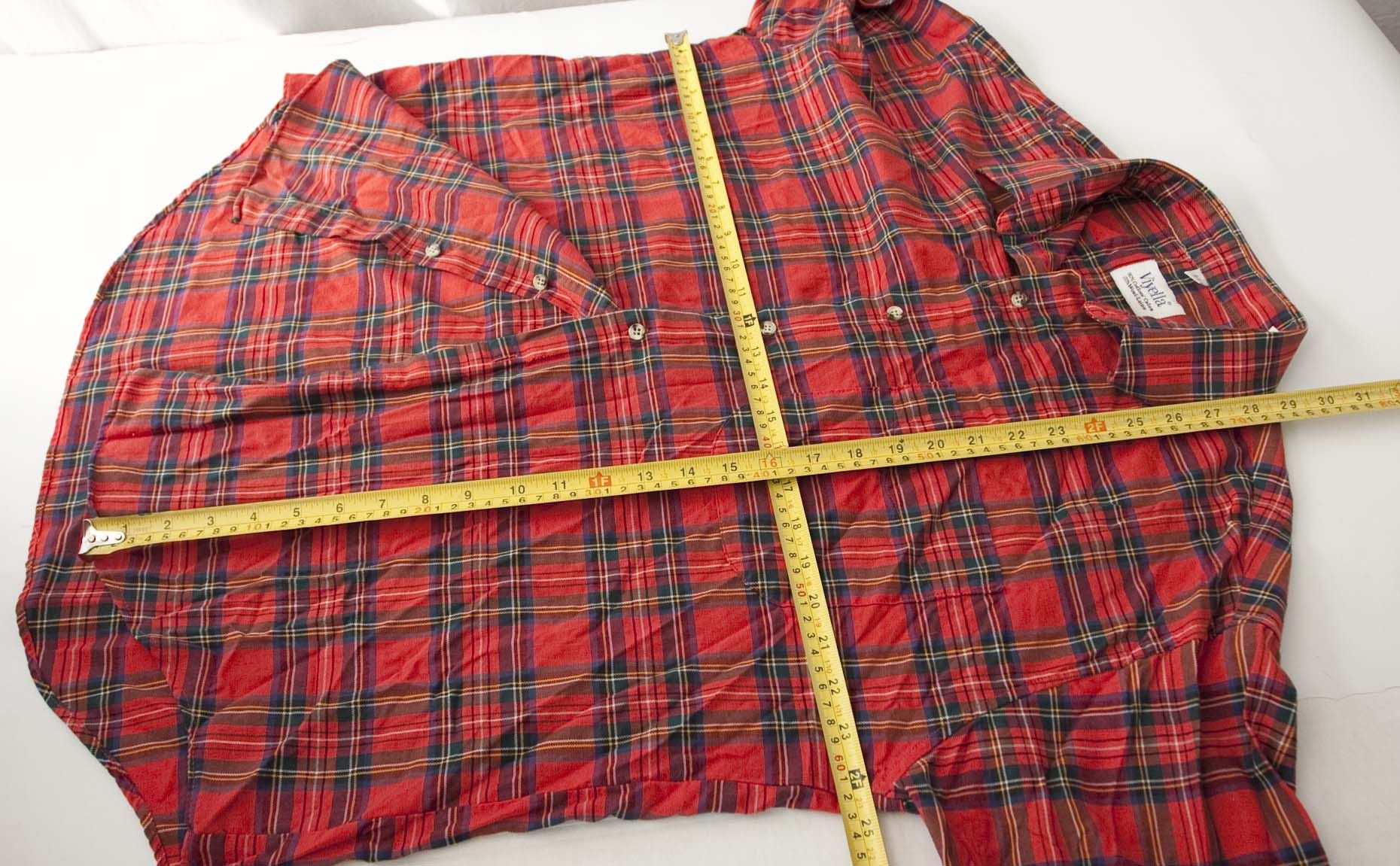 Vintage × Viyella Viyella Shirt Made in Canada Vintage Red Size L Size US L / EU 52-54 / 3 - 5 Thumbnail