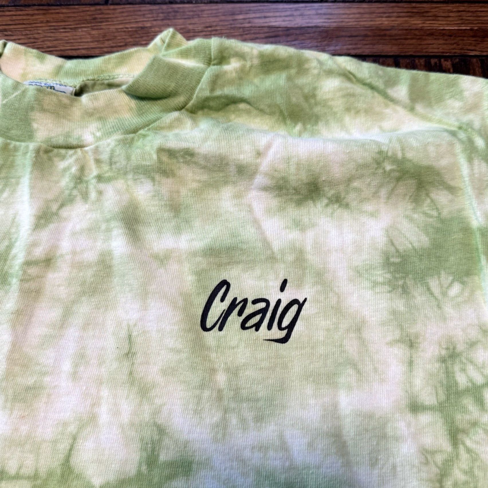 Vintage VINTAGE Crazy Shirts 2-Sided Tie Dye T Shirt Hawaii 1970s XL Craig USA Made Graphic Tee Men Size US XL / EU 56 / 4 - 6 Thumbnail