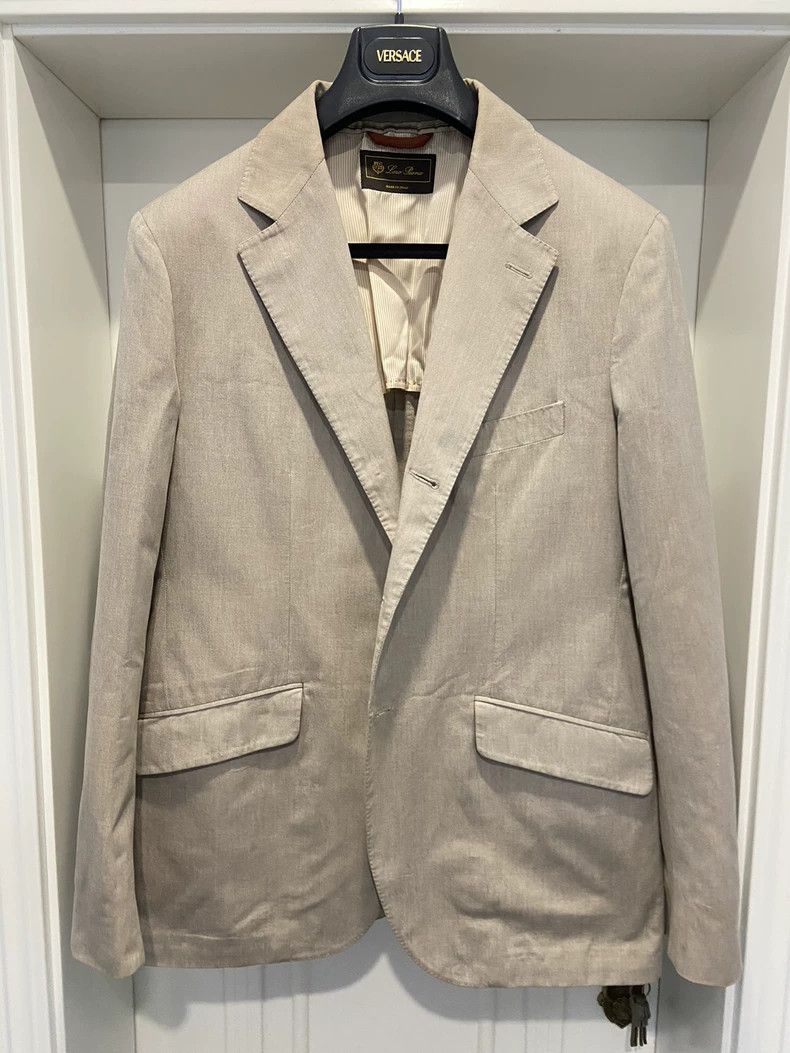 Loro Piana LORO PIANA Dress in a clean suit and tie Size 50L - 2 Thumbnail