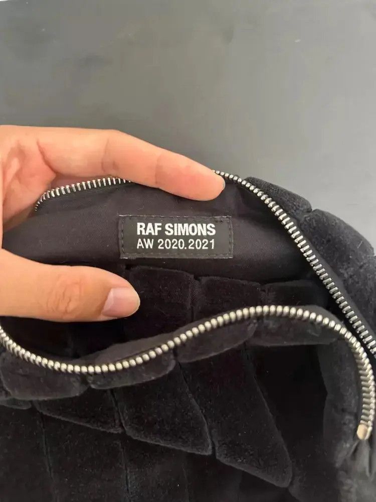 Raf Simons Raf Simons Raf Simons Chain Velvet Tote Bag-2506 Size ONE SIZE - 5 Thumbnail