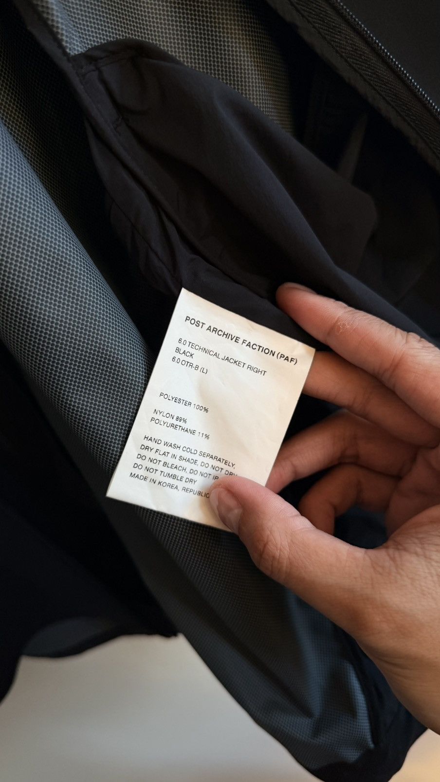 POST ARCHIVE FACTION (PAF) Black 6.0 Right Technical Jacket Size US M / EU 48-50 / 2 - 8 Thumbnail