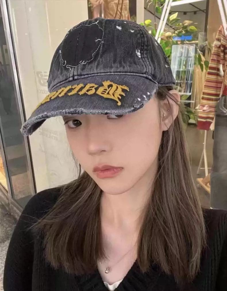 Martine Rose Martine rose broke the ink wash baseball cap -2507 Size ONE SIZE - 4 Thumbnail