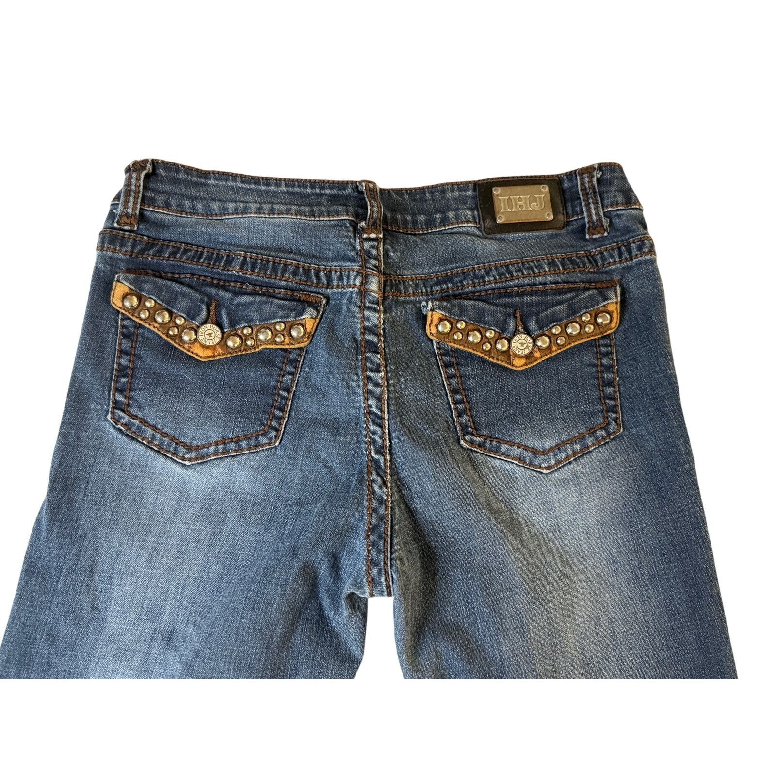 & Other Stories Iron Horse Western Bootcut Jeans Women's Sz 8 Studded Pocket Size 30" / US 8 / IT 44 - 1 Thumbnail