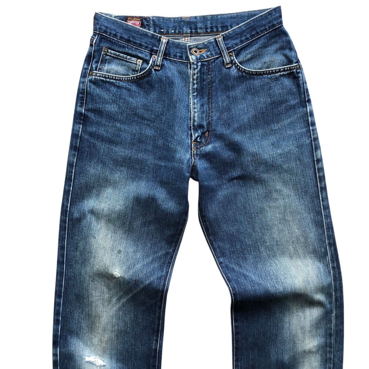 Edwin × Japanese Brand × Le Grande Bleu (L.G.B.) Vintage EDWIN straight cut jeans Size US 30 / EU 46 - 3 Thumbnail
