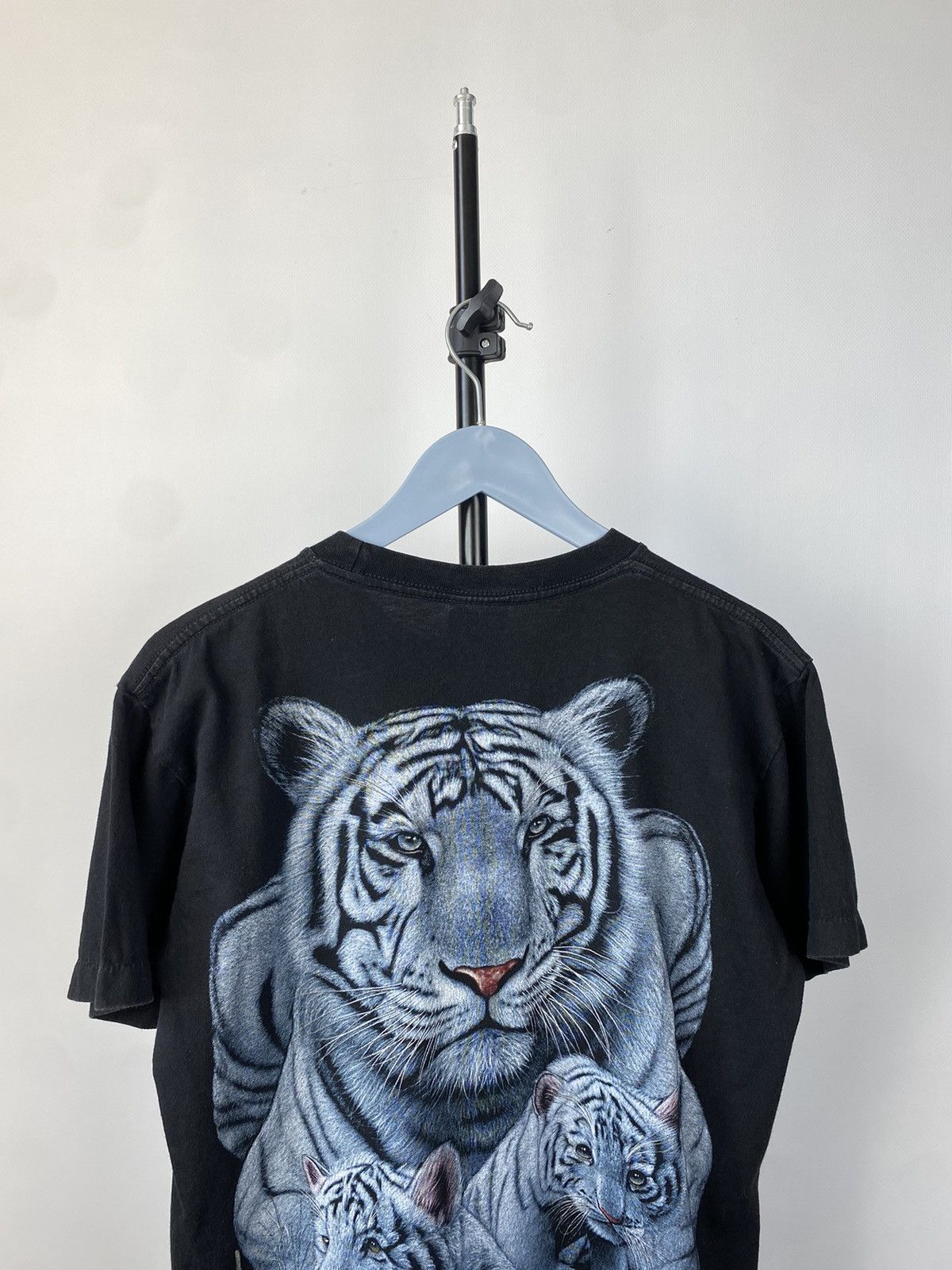 Vintage White Tiger Vintage 90s T-Shirt Tee Size US M / EU 48-50 / 2 - 8 Thumbnail
