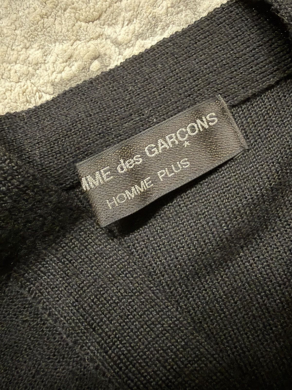 Comme des Garcons Homme Plus 1990 Wool Sweat Cardigan Button Up Size US M / EU 48-50 / 2 - 3 Thumbnail