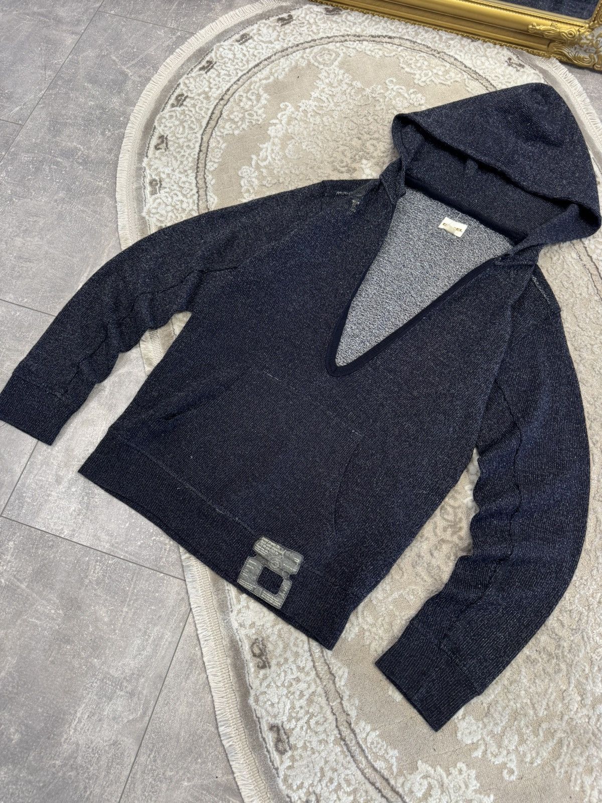 Diesel 90s Vintage Diesel Avant garde Y2k Rare Hoodies Size US S / EU 44-46 / 1 - 2 Thumbnail