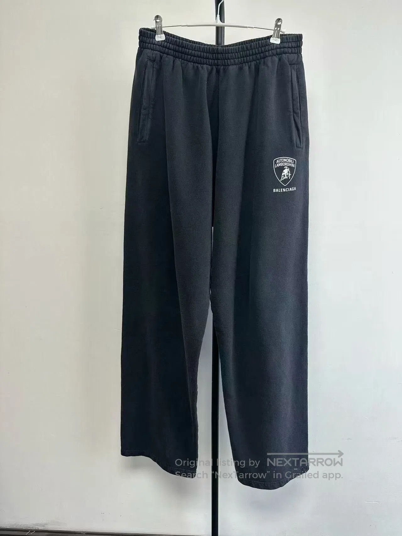 Balenciaga Balenciaga x Lamborghini Black Washed Sweatpants. Size US 26 / EU 42 - 1 Thumbnail