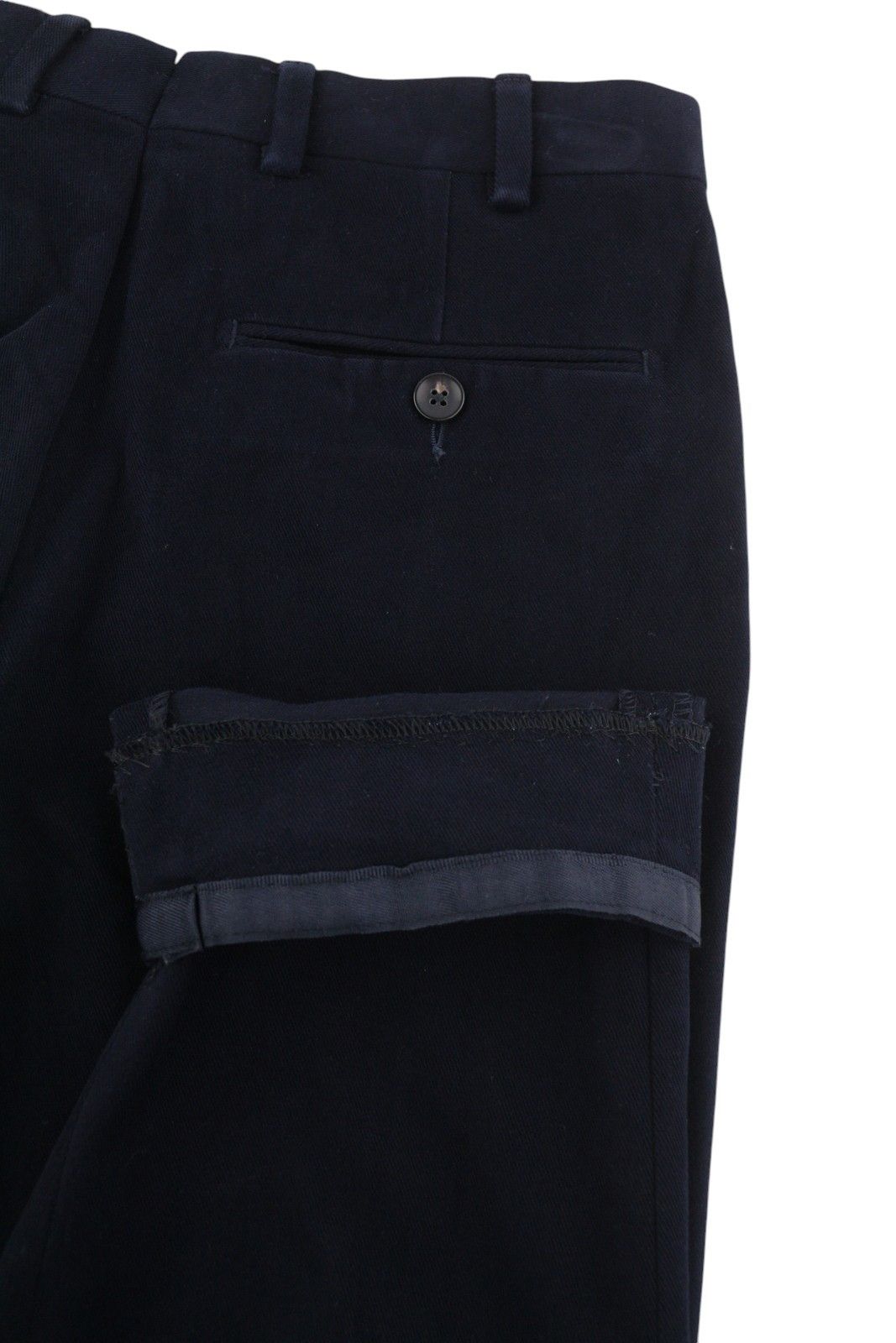 Suitsupply SOHO UK32R Chino Dark Blue Tapered Zip Fly Trousers 84343 Size US 32 / EU 48 - 5 Thumbnail