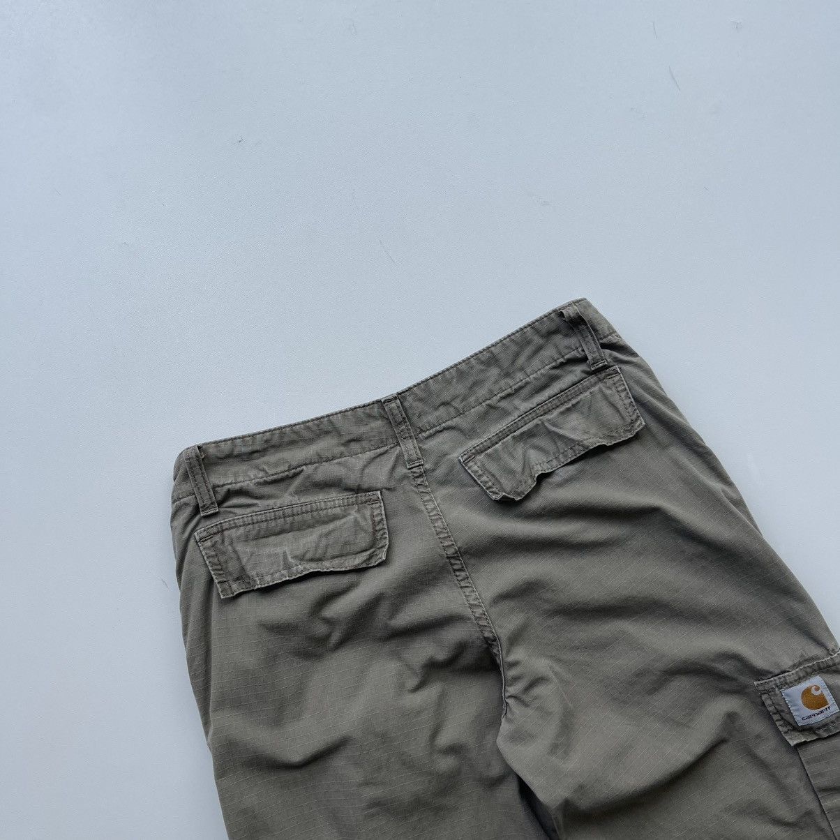 Carhartt Wip Carhartt WIP W’ Regular Cargo Baggy Pants Washed Olive Y2K Size US 27 - 9 Thumbnail