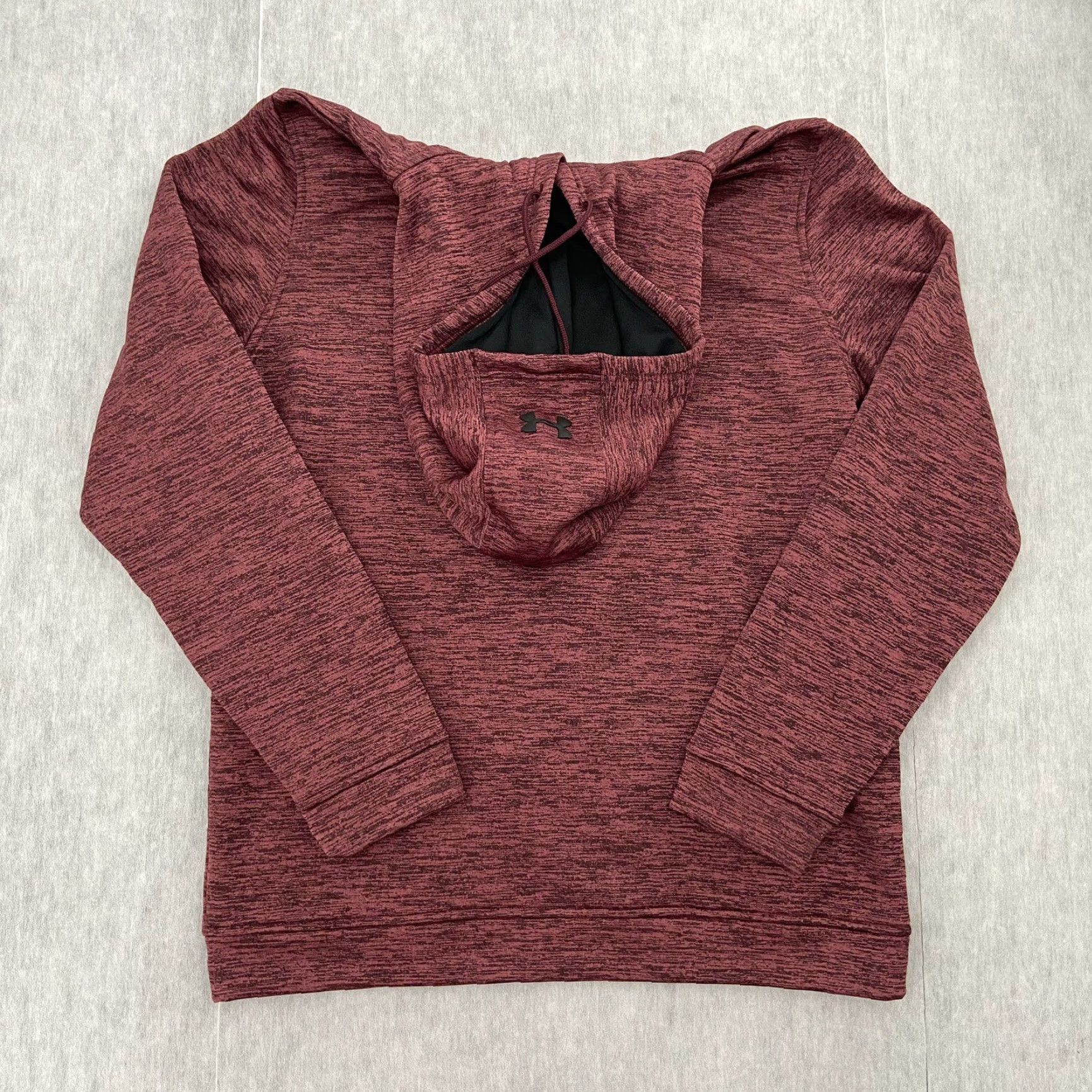 Under Armour VINTAGE Under Armour Hoodie Mens M Red ColdGear Pockets Drawstring Pullover Sweatshirt 90s Sports Mens M Size US M / EU 48-50 / 2 - 2 Thumbnail