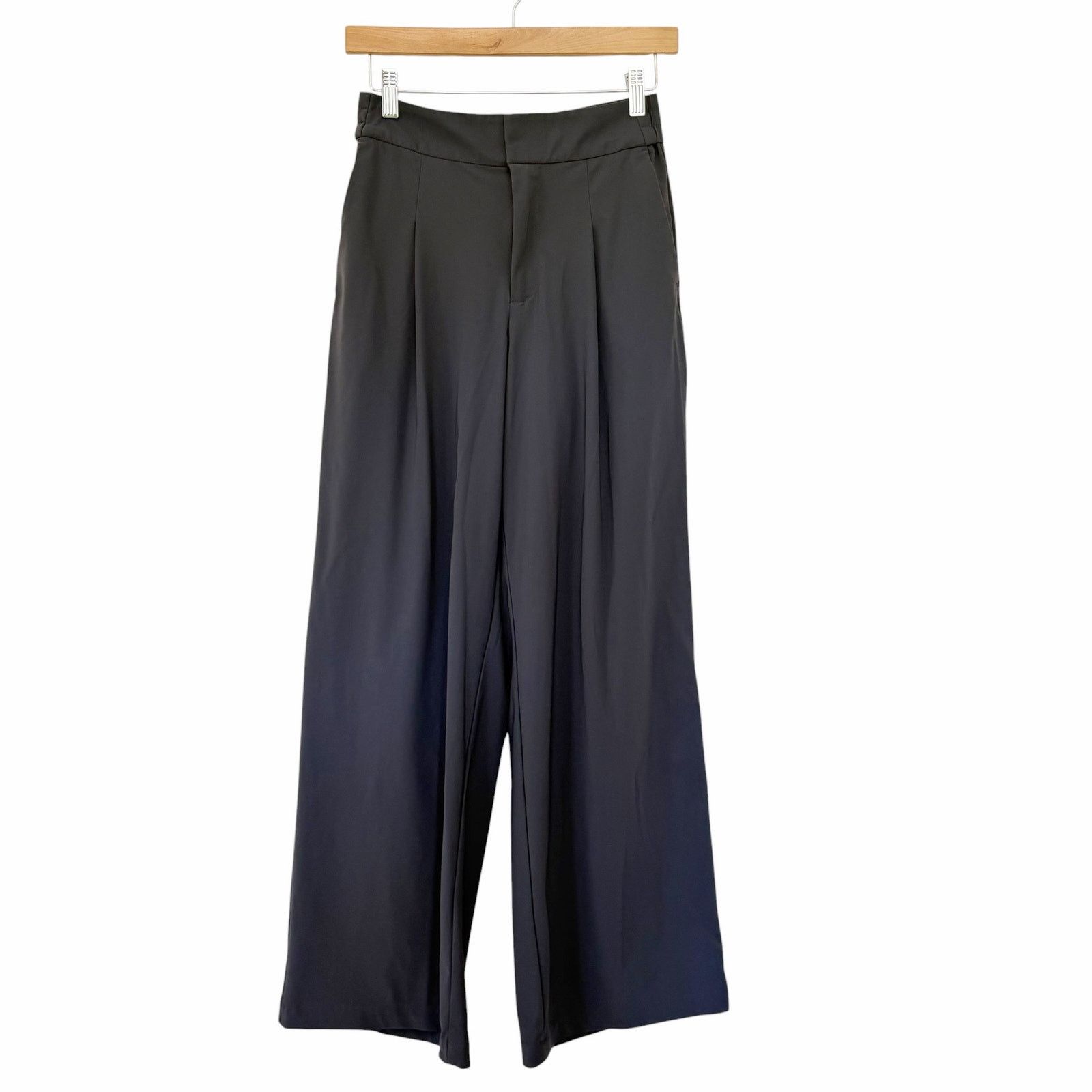 Athleta Athleta Gray Pinnacle High Rise Trousers Sz 0 Size 25" / US 0 / IT 36 - 1 Thumbnail