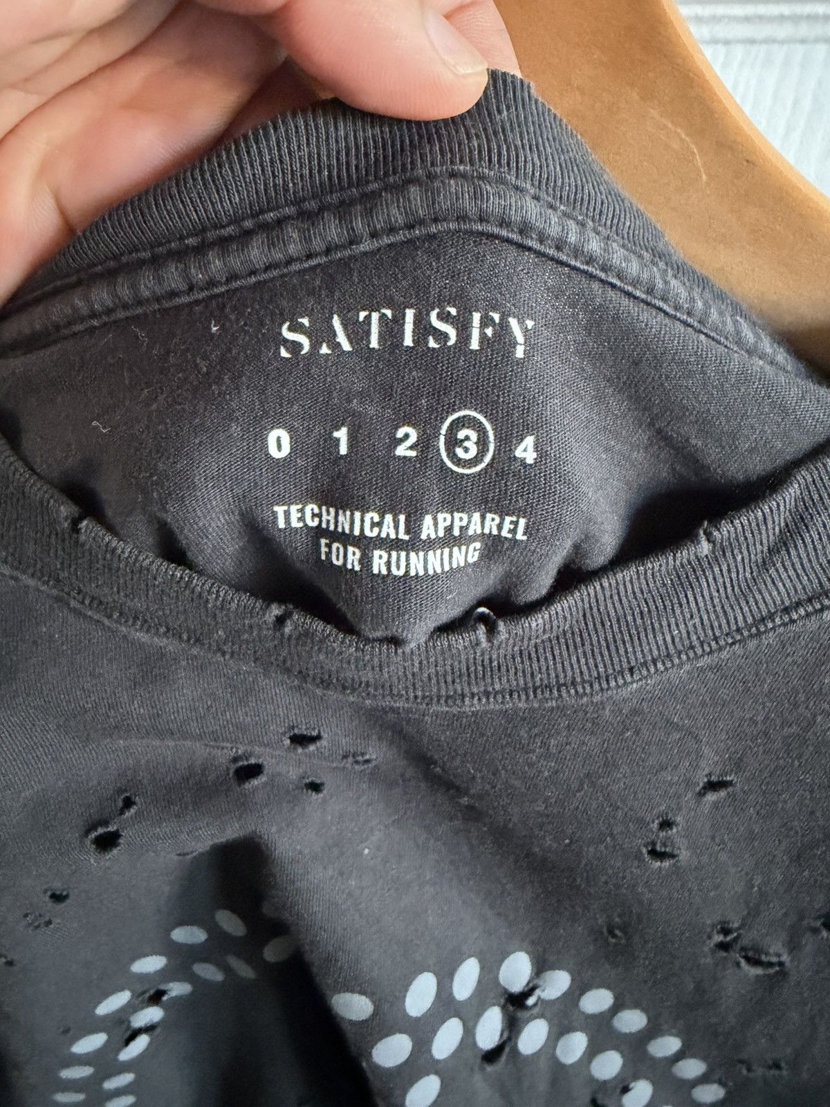 Satisfy Satisfy Mothtech PEACE Reflective T-Shirt Large Size US L / EU 52-54 / 3 - 4 Thumbnail
