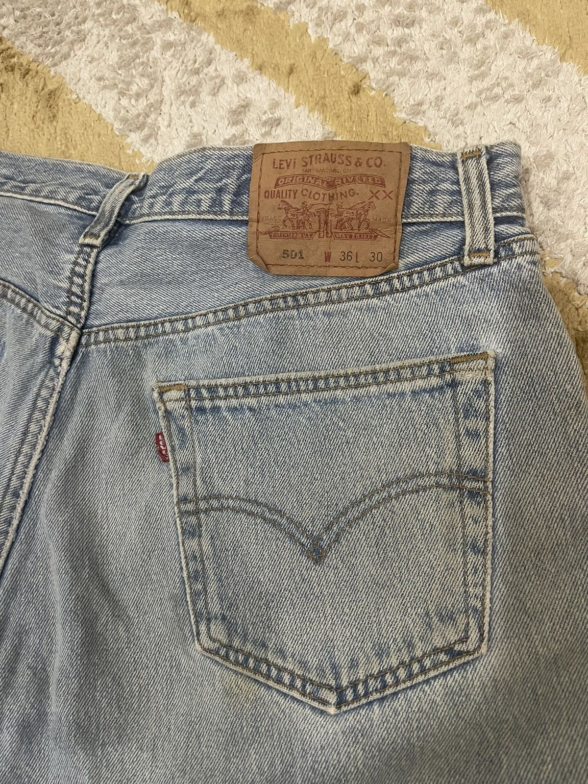 Levi's Vintage Clothing ❌SUMMER SALE❌VINTAGE LEVI’S DISTRESSED JEANS KURT COBAIN Size US 36 / EU 52 - 9 Thumbnail
