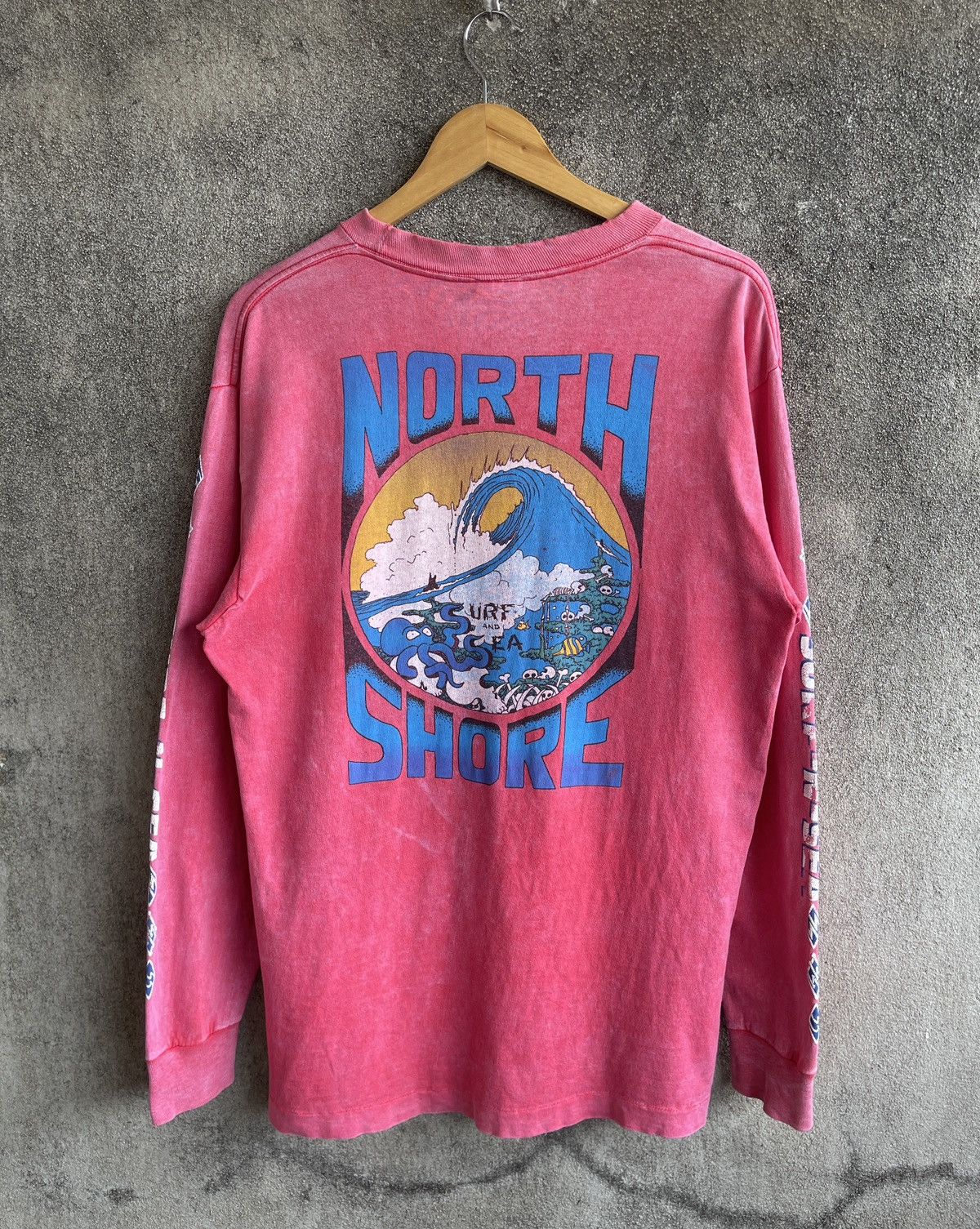 Sun Surf Vintage 90s Thrashed Sun Faded🔥SURF Hawaii🔥Long Sleeve Tee Size US L / EU 52-54 / 3 - 1 Thumbnail