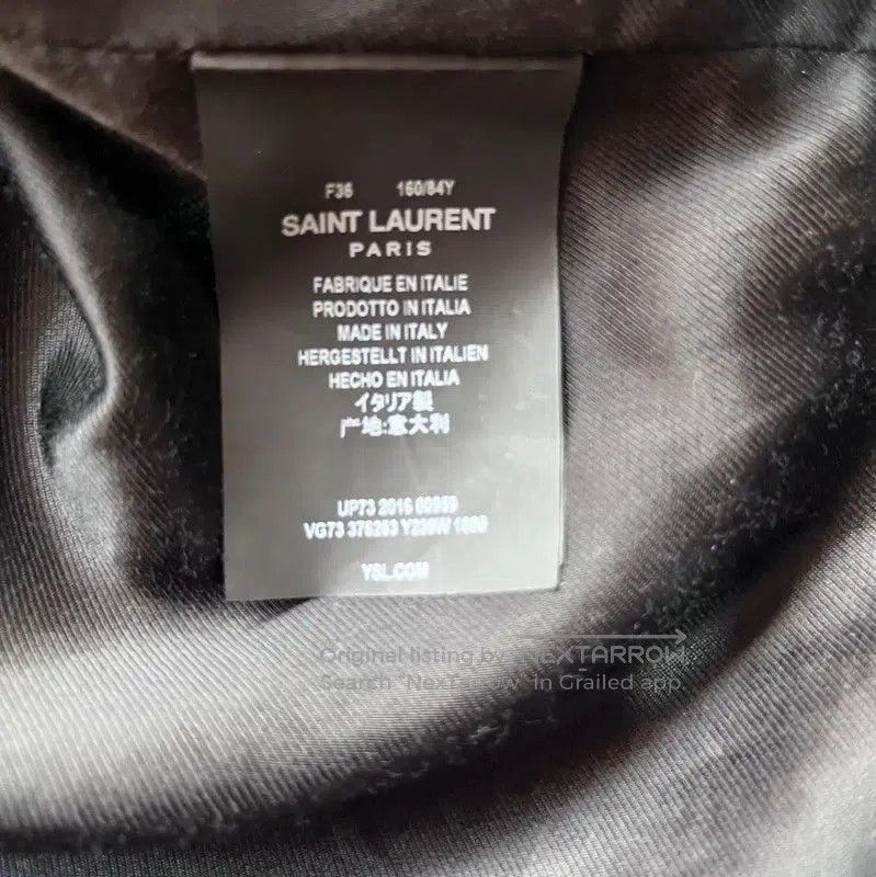 Yves Saint Laurent YSL Black Wool Women's Jacket in XS Size . Size XS / US 0-2 / IT 36-38 - 5 Thumbnail